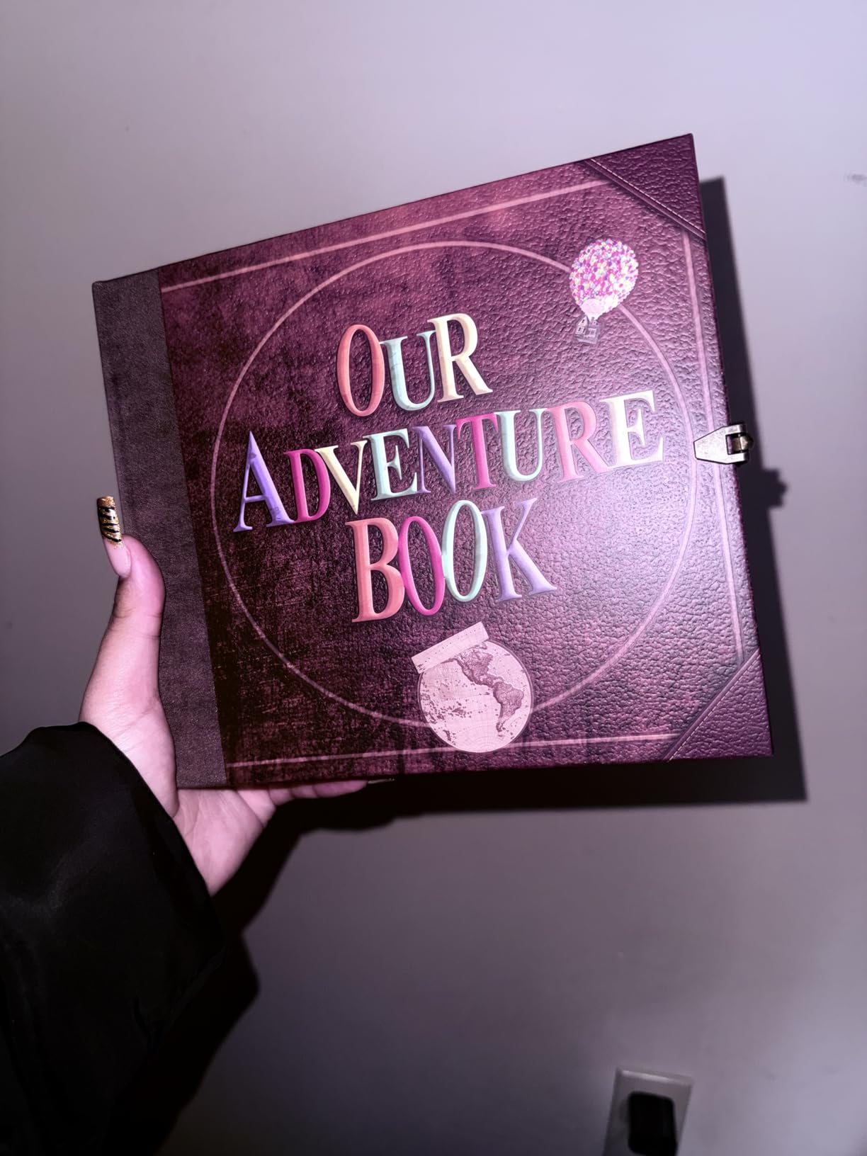 Our Adventure Book Travel Diary Photo Book, Scrapbook, Photo Album - Retro Vintage Souvenirs, DIY Guestbook for Anniversary, Wedding, Travel Writing, Baby & Friend Gifts customer photo 1