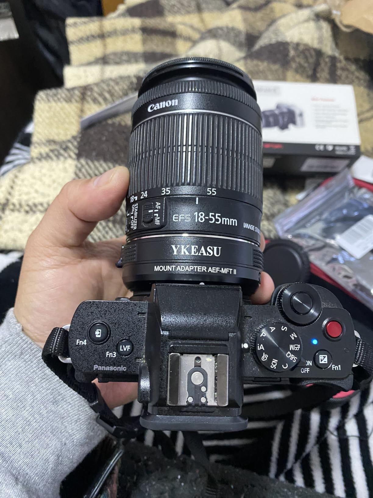 MFT Lens Mount Adapter for Canon EF/EF-S Lens to Panasonic and Olympus Micro M4/3 Cameras customer photo 1