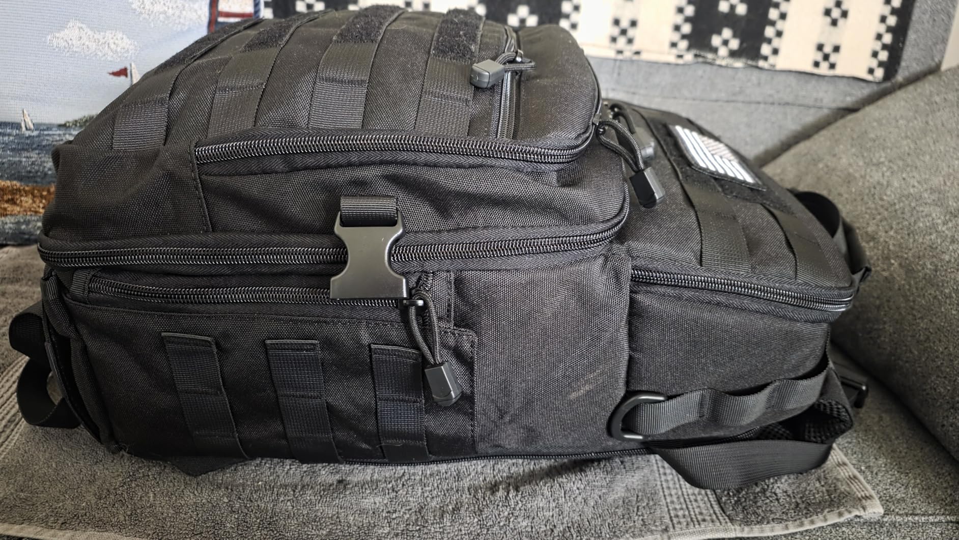 MOSISO Camera Backpack, DSLR/SLR/Mirrorless Tactical Camera Bag Case with Laptop Compartment Compatible with Canon/Nikon/Sony customer photo 2