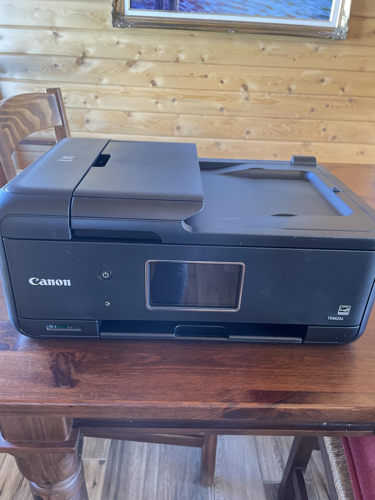 Canon PIXMA TR8620a - All-in-One Printer Home Office|Copier|Scanner|Fax|Auto Document Feeder | Photo, Document | Airprint (R), Android, Black customer photo 2