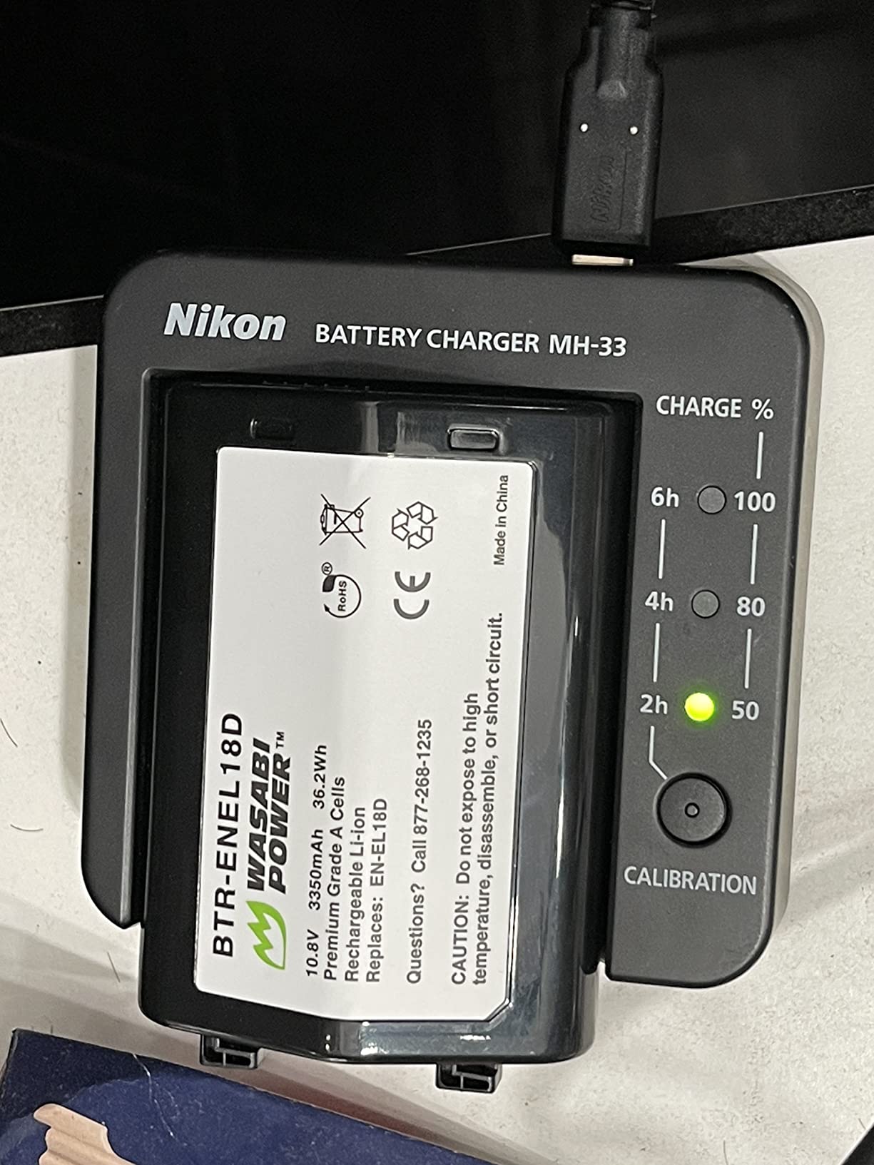Wasabi Power Battery for Nikon EN-EL18d and Nikon Z9, D4, D4S, D5, D6 customer photo 1