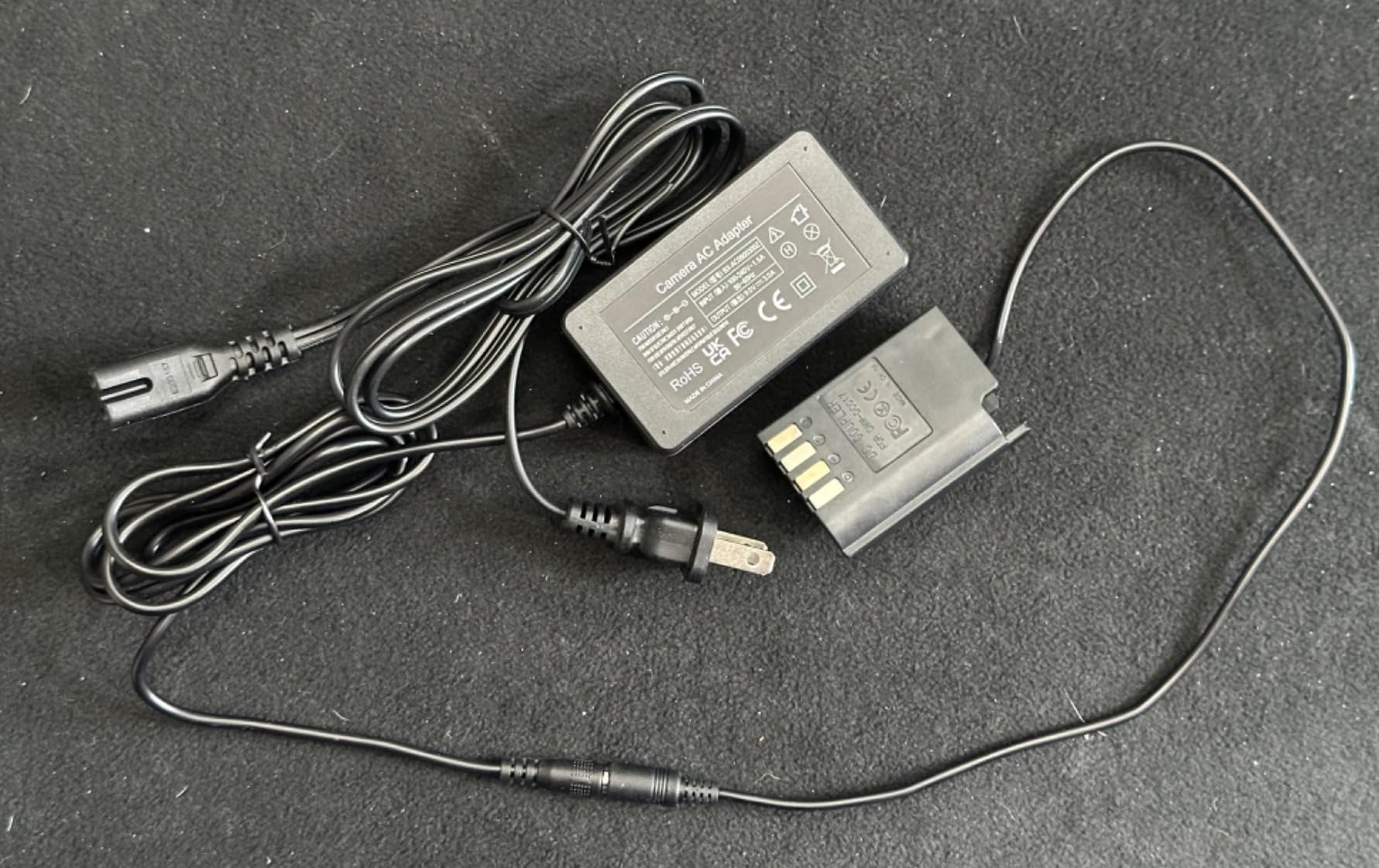 DMW-DCC17 Camera AC Power Adapter - Dummy Battery DC Coupler Kit for Panasonic LUMIX S5, S5K, S5GK, GH6 Cameras, Voltage Display customer photo 1