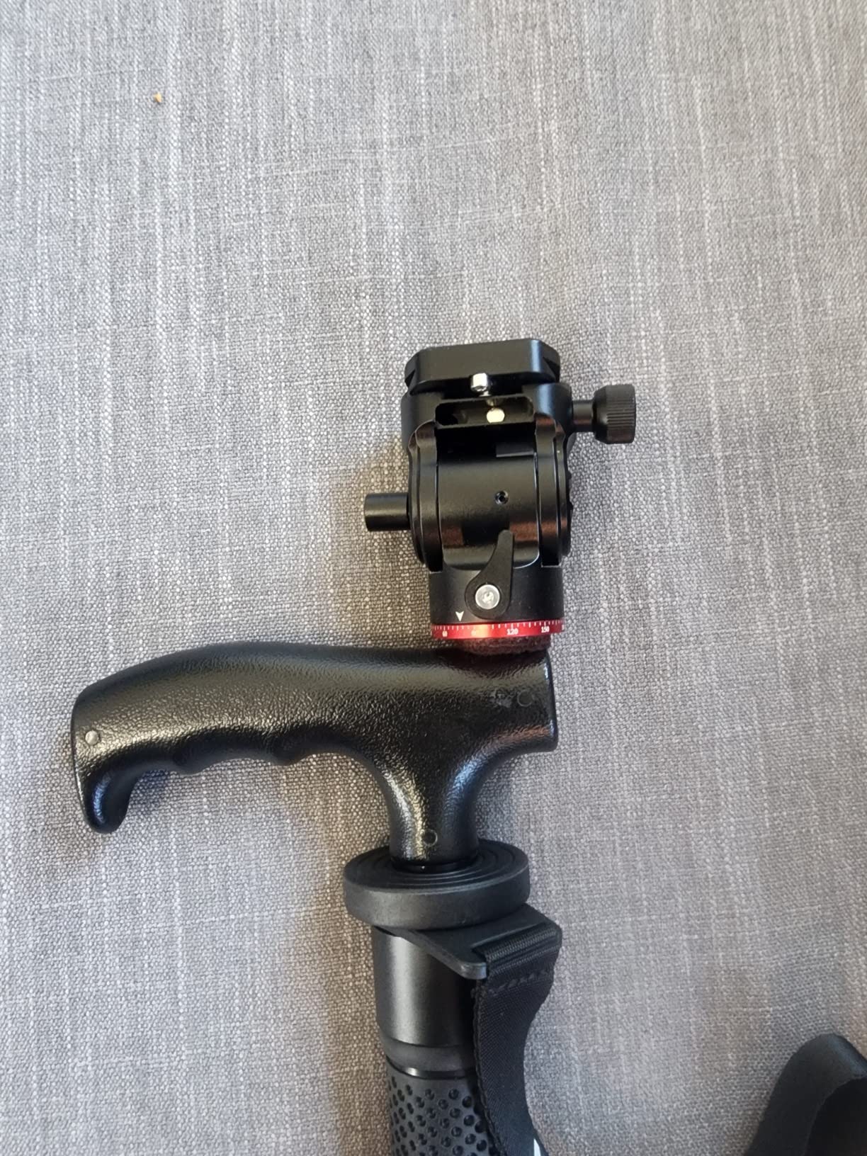 Manbily Camera Monopod, Carbon Fiber Portable Compact Lightweight Travel Monopod with Walking Stick Handle customer photo 2