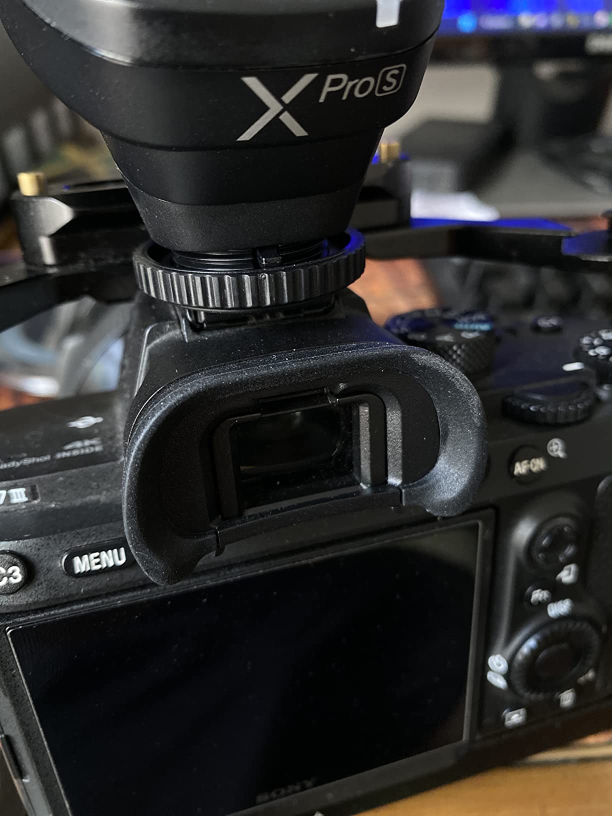 JJC Camera Viewfinder Eyecup Eyepiece for Sony A7R V A7R5 A7 IV A7M4 A7S III A7SIII A7S3 A1 Alpha 1 Replaces Sony FDA-EP19 Eye Cup, Oval Shape Soft Silicone and 360° Rotatable Design customer photo 1