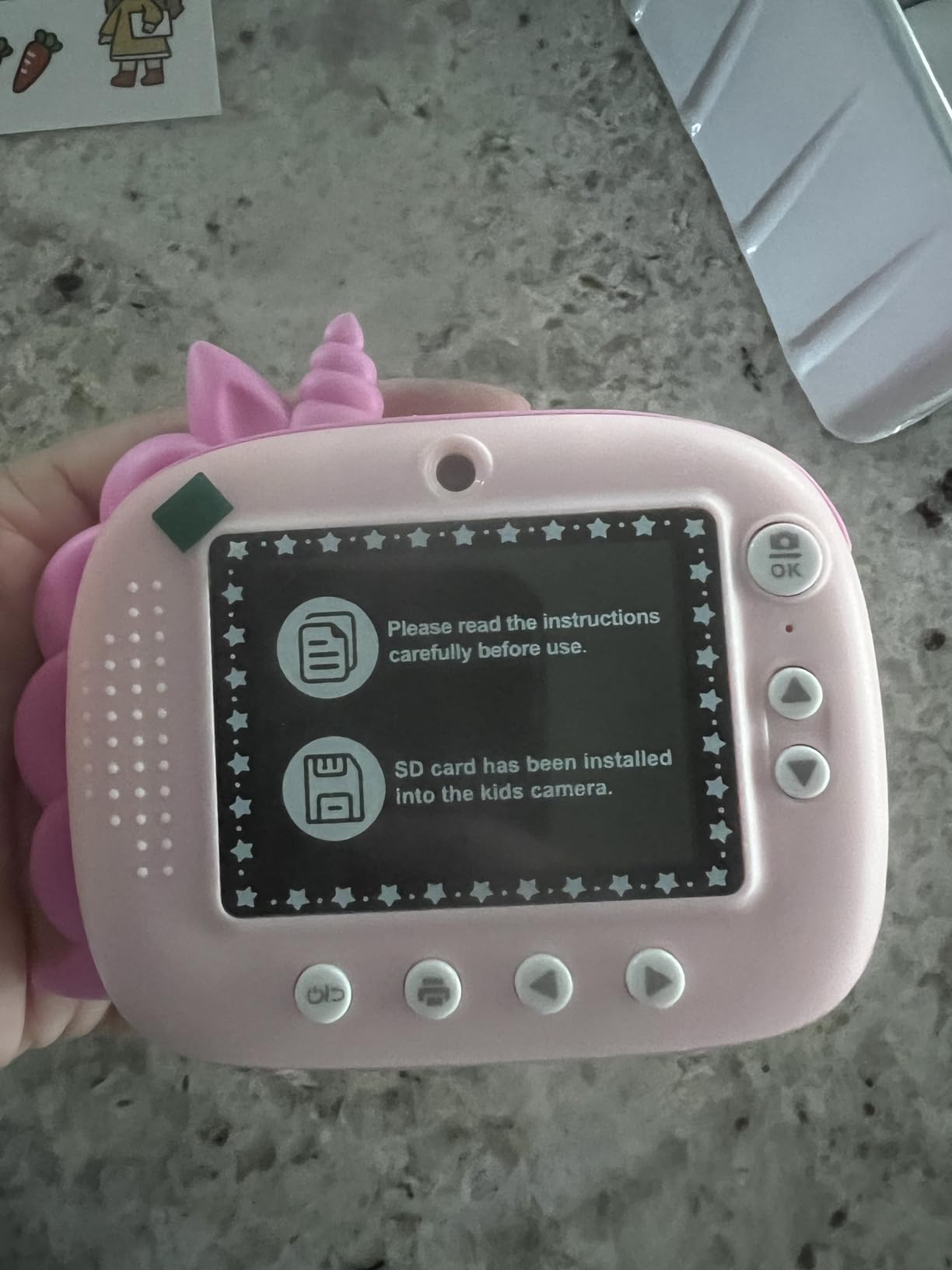 HiMont Kids Camera Instant Print, Selfie Digital Camara for Kids with Print Paper & 32G Card, 2.5K Video customer photo 1