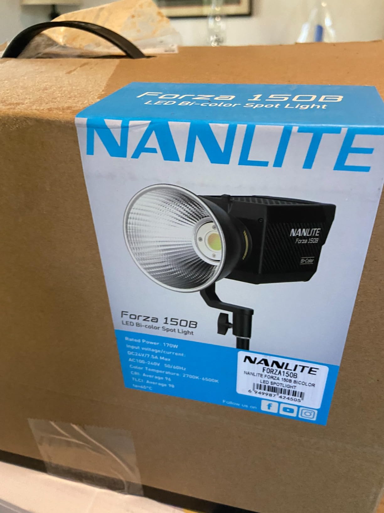 NANLITE Forza 150B Bicolor LED Spotlight customer photo 1