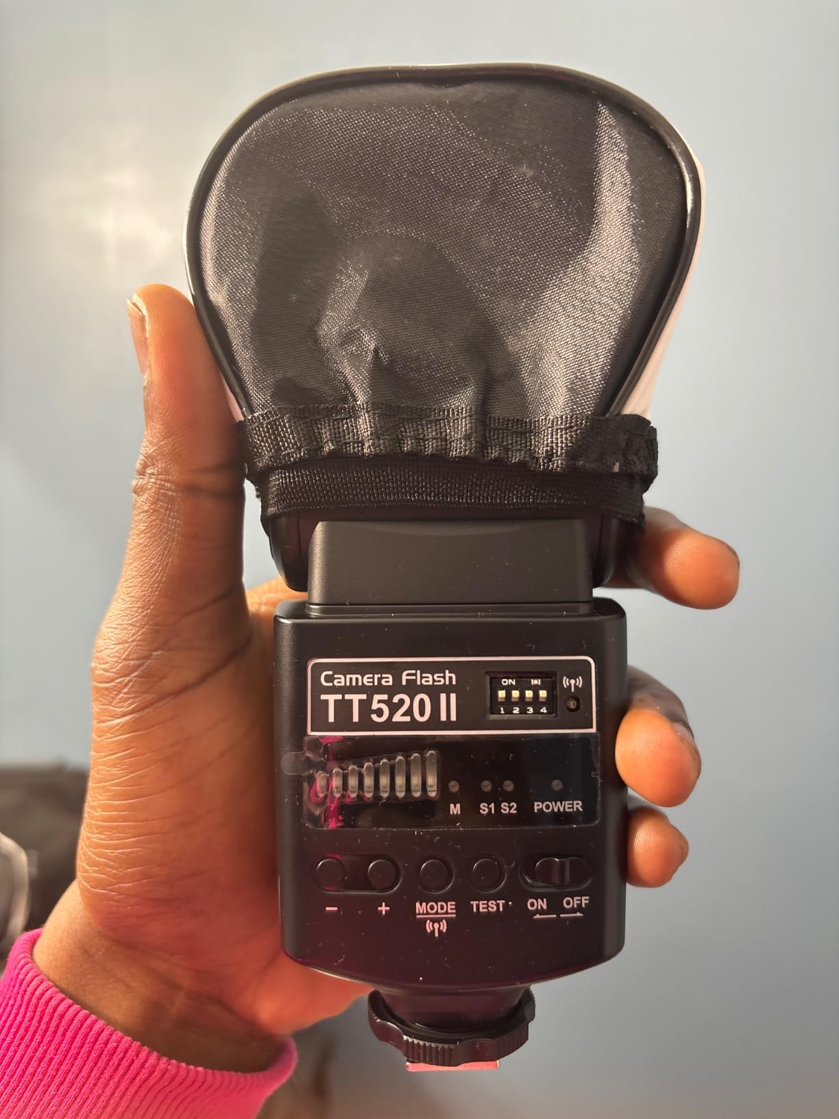 Godox TT520II Wireless Transmission Flash Speedlite - Built-in Receiver and RT Transmitter Compatible for Canon Nikon Panasonic Olympus Pentax and Other DSLR Cameras with Standard Hot Shoe customer photo 2