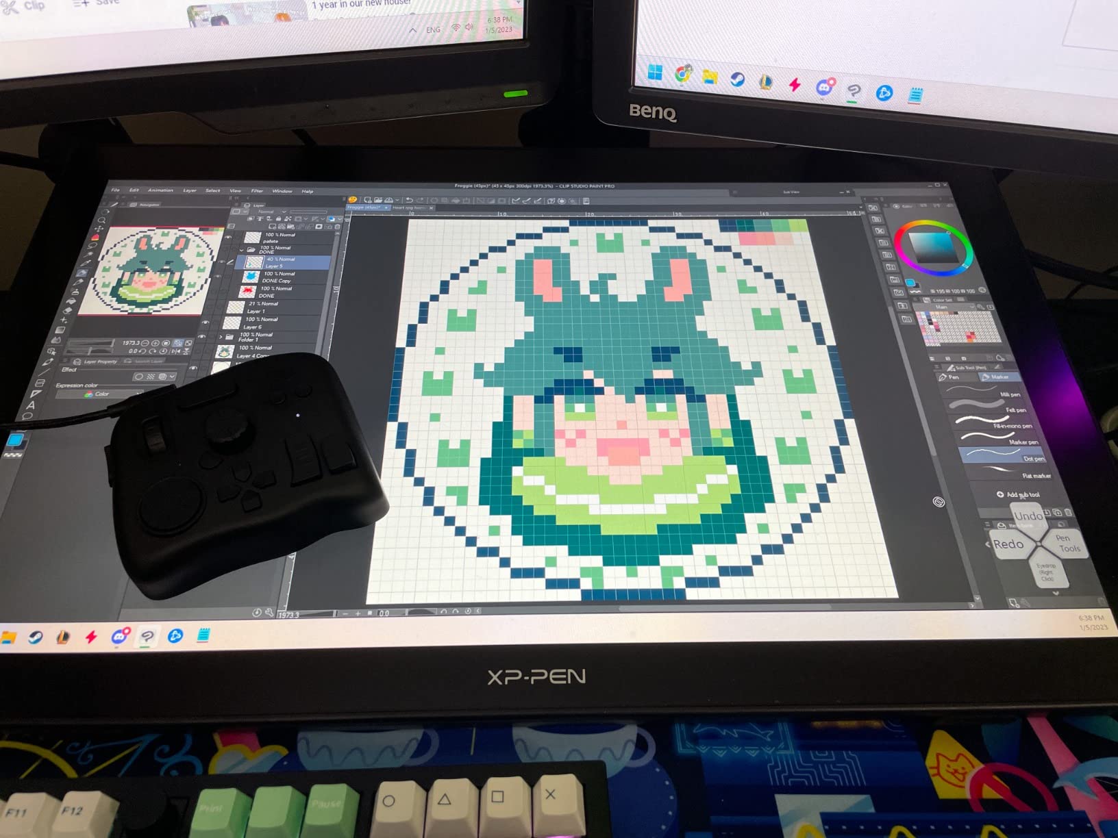 TourBox Elite - Bluetooth Video Editing Controller Color Grading Speed Editor, Intuitive Control, Upgrade Material, Professional Digital Creator Console with Custom Software, Mac/PC (Translucent Set) customer photo 2
