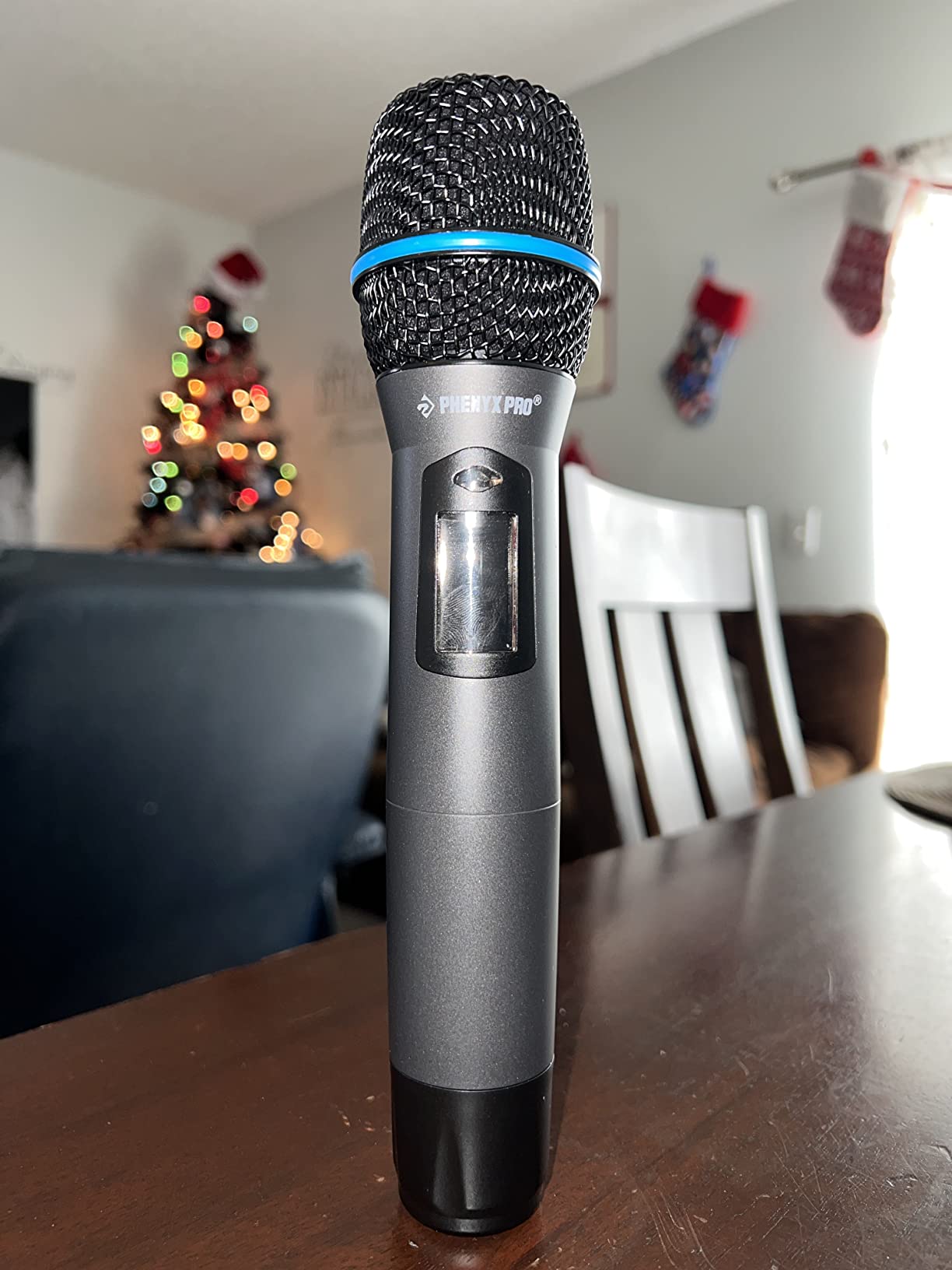 Phenyx Pro Wireless Microphone System, True Diversity Dual Cordless Mic Set, Professional UHF Handheld Wireless Microphones w/Auto Scan, 2x1000 Channels, 328ft for Stage & Studio (PTU-2U-2H) customer photo 2
