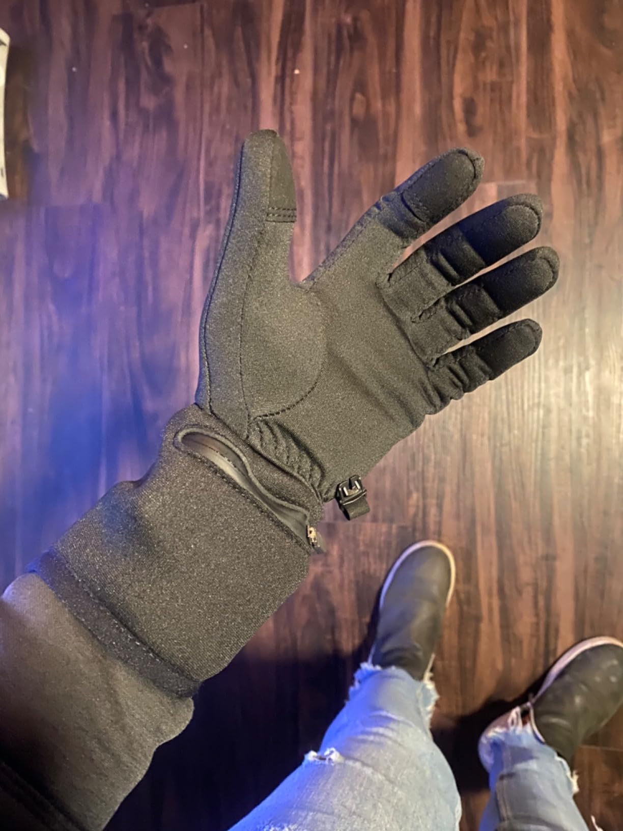 Heated Gloves for Adults - Rechargeable Battery, 3 Heat Settings, Water Resistant Touchscreen Compatible for Women Men Winter Sports, Motorcycling, Hunting Outdoor Activities customer photo 2