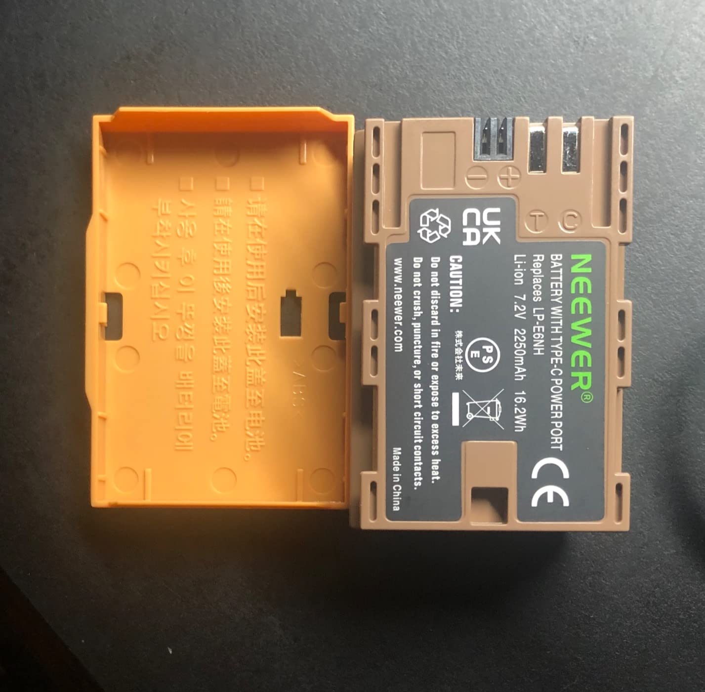 Rechargeable Camera Battery with USB Charging Cable Type C, LP-E6NH LP-E6N LP-E6 Battery Compatible with Canon EOS R5 R6 R6 II R7 R 5D II III IV 6D 6D II 7D 7D II 60D 70D 80D 90D customer photo 2