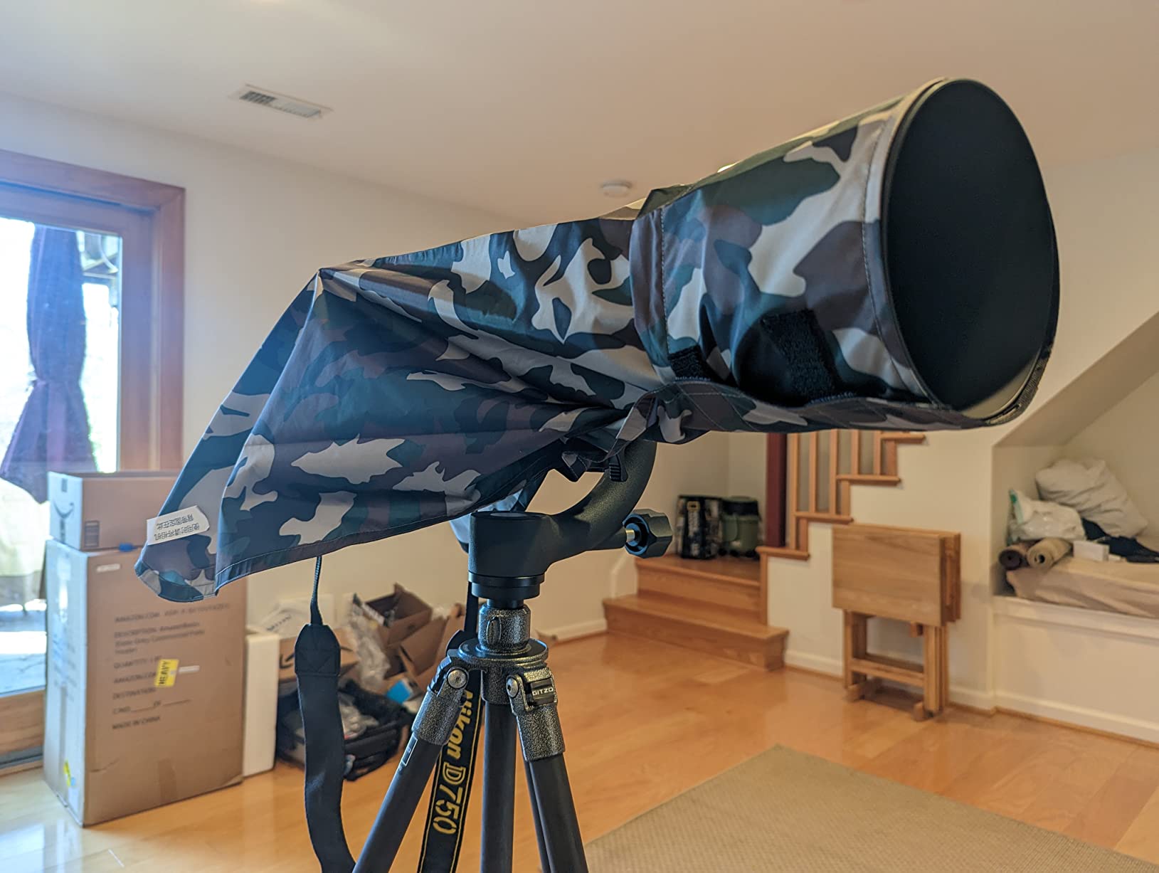 ROLANPRO L Size Rain Cover Raincoat for Telephoto, 90cm Length for Sigma 300-600mm, 400mm f/2.8, 500mm f/4, 600mm f/4, 800mm f/5.6 Lens customer photo 2