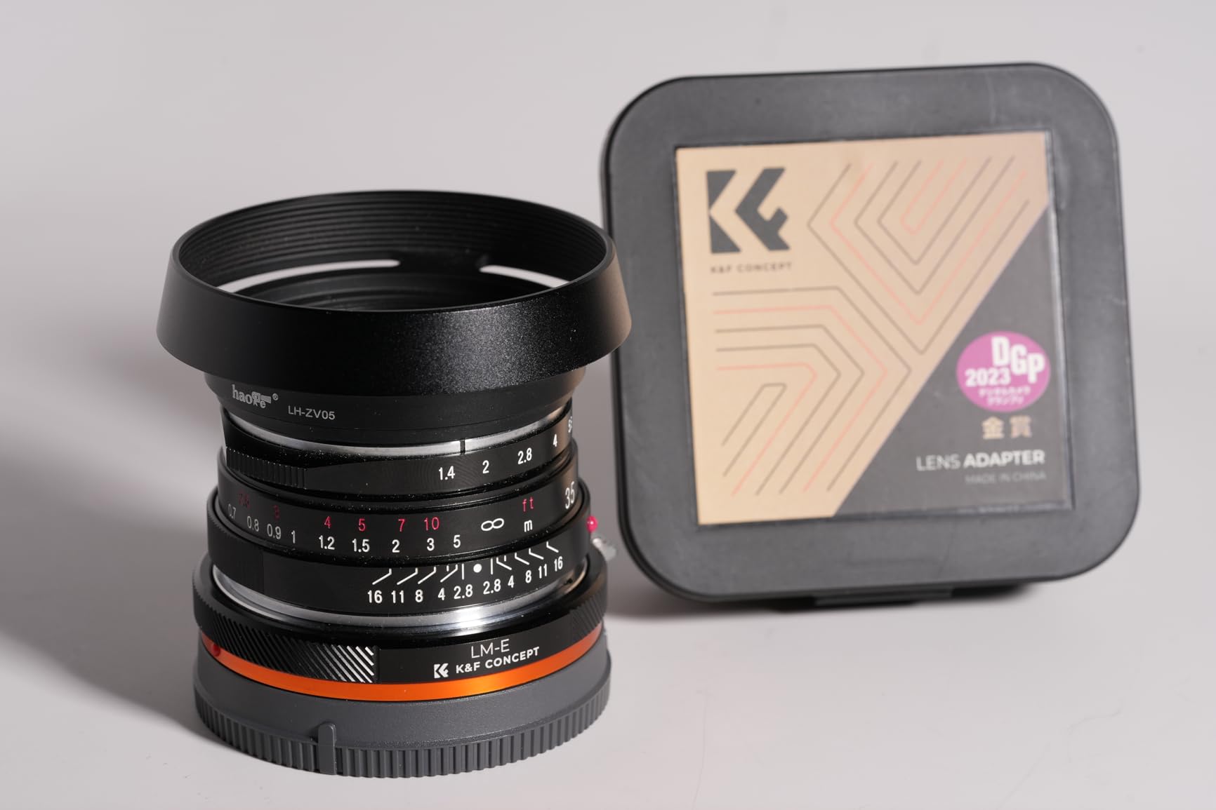 K&F Concept IV PRO L/M-E Lens Mount Adapter with Aperture Control Ring, Compatible with Leica M Series Lens to Sony-E NEX Mount Camera Body customer photo 1