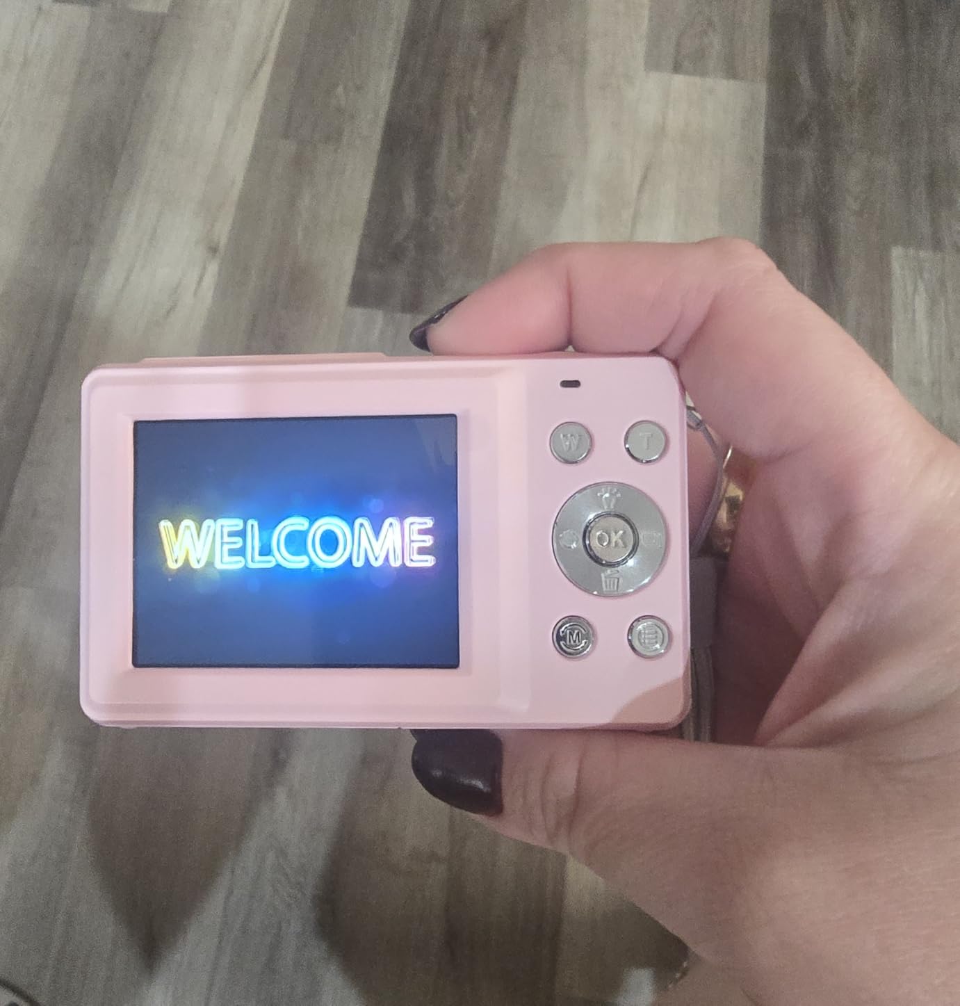Digital Camera, FHD 1080P Point and Shoot Kids Camera, with 32GB Card, 2 Batteries, 16X Zoom Anti Shake Date Stamp, Compact Portable Small, for Starter Kid Children Teen Student Girl Boy(Pink) customer photo 2