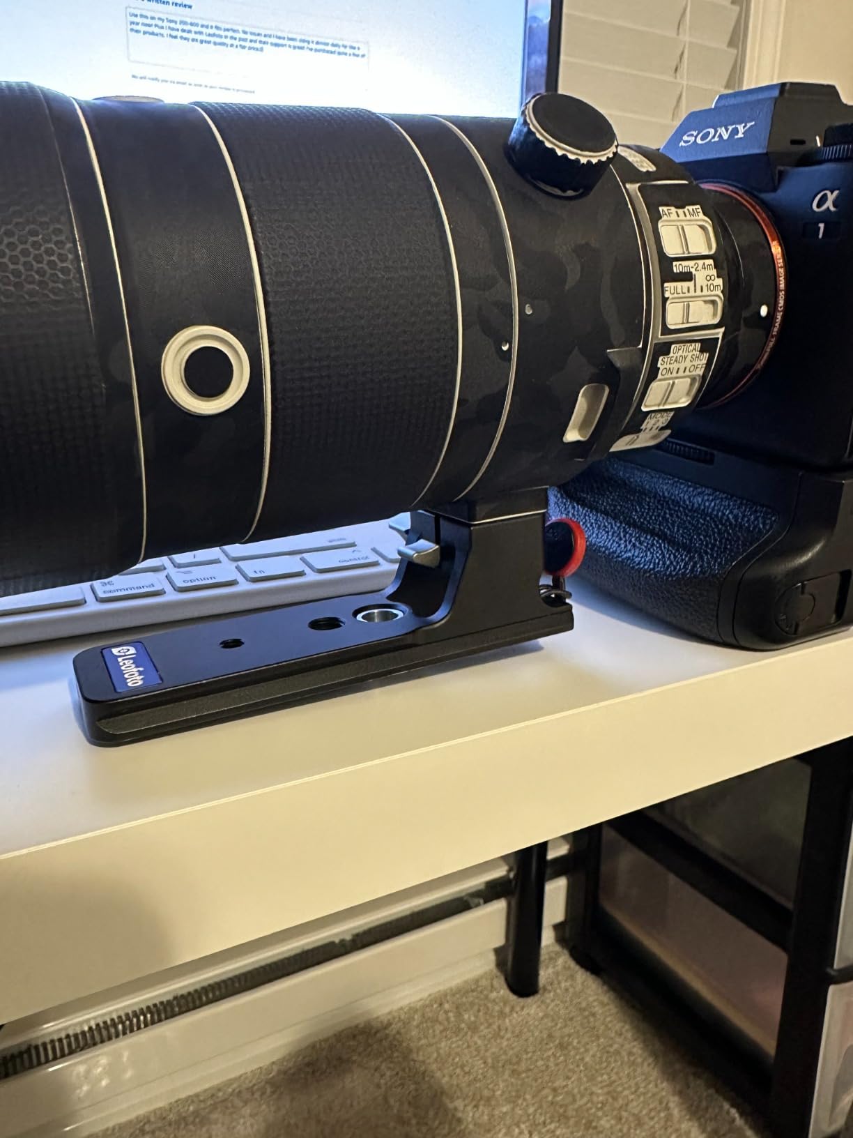 Leofoto Foot SF-02N for Sony FE 200-600MM F/5.6-6.3 G OSS E-Mount Lens Arca Compatible customer photo 1