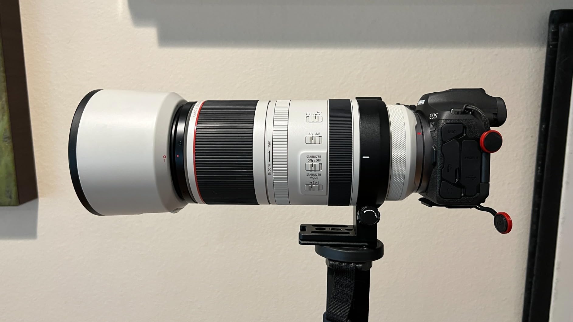 Haoge LMR-RF150 Lens Collar Tripod Mount Ring for Canon RF 100-500mm F4.5-7.1 L is USM Lens Stand Base Canon RF-Mount Built-in Arca Type Quick Release Plate customer photo 1