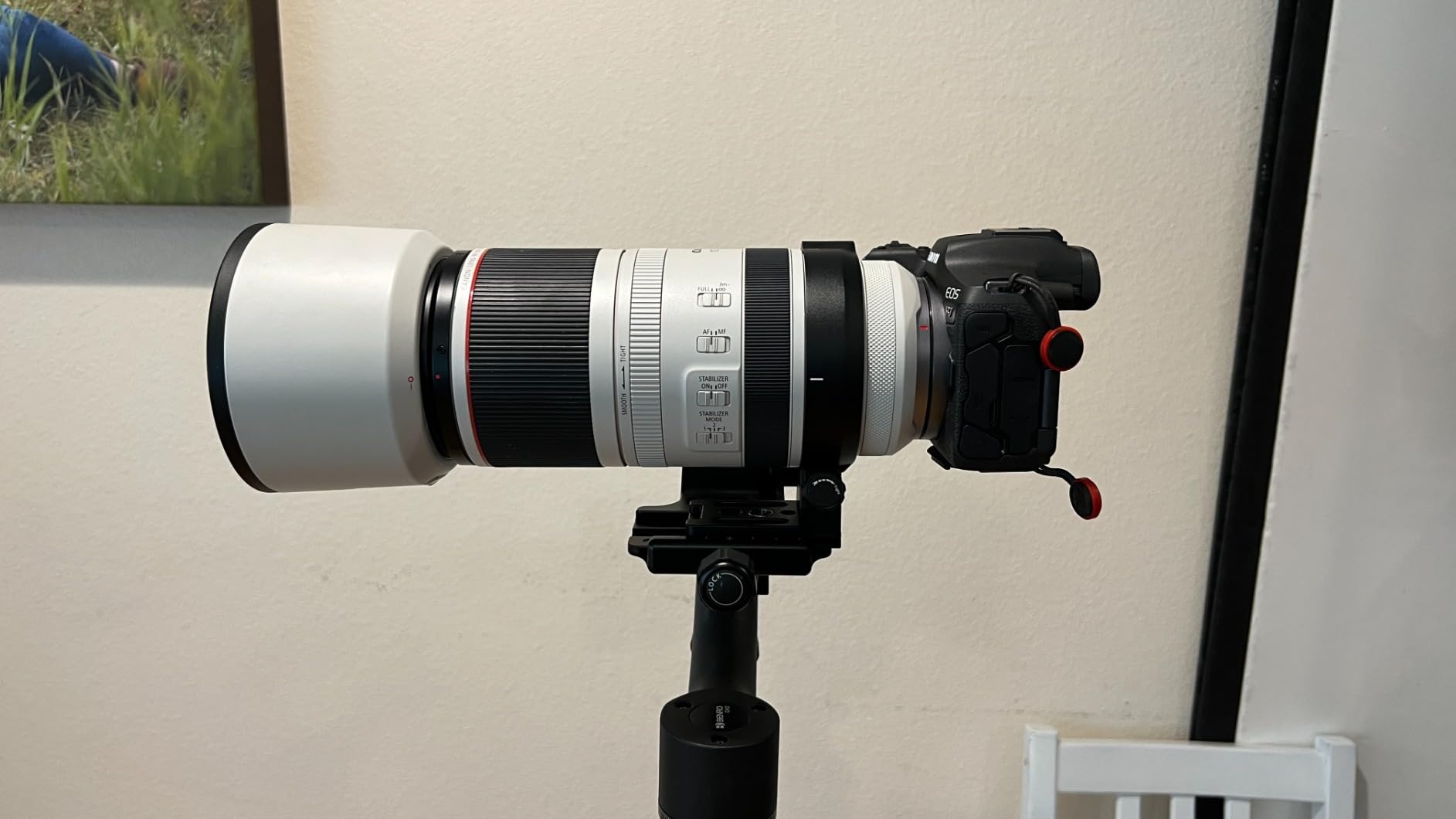 Haoge LMR-RF150 Lens Collar Tripod Mount Ring for Canon RF 100-500mm F4.5-7.1 L is USM Lens Stand Base Canon RF-Mount Built-in Arca Type Quick Release Plate customer photo 2