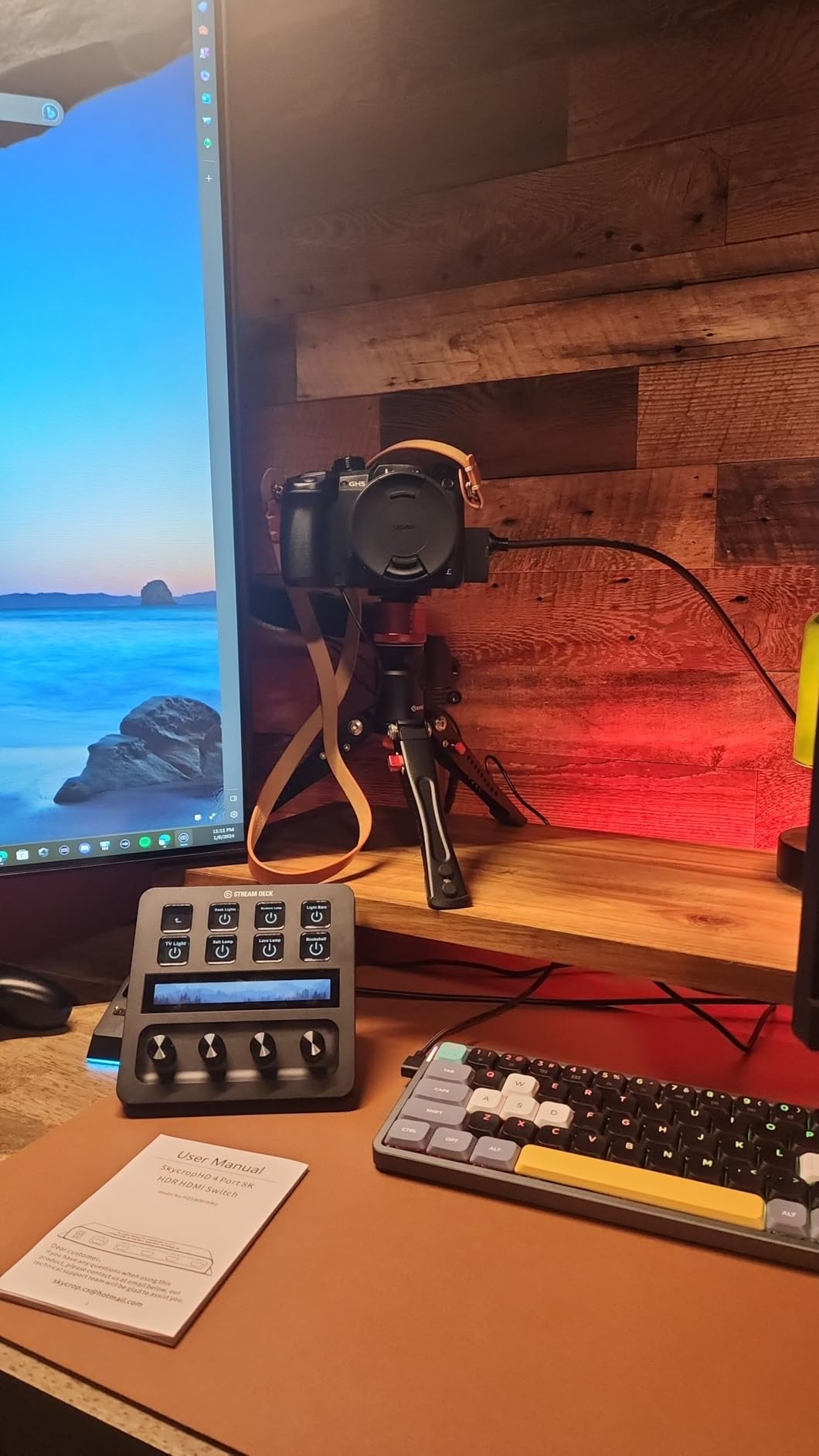 IFOOTAGE Monopod Base Cobra 3 Base, Aluminum Desktop Mini Tripod for Camera, Tabletop Small Tripod with 1/4