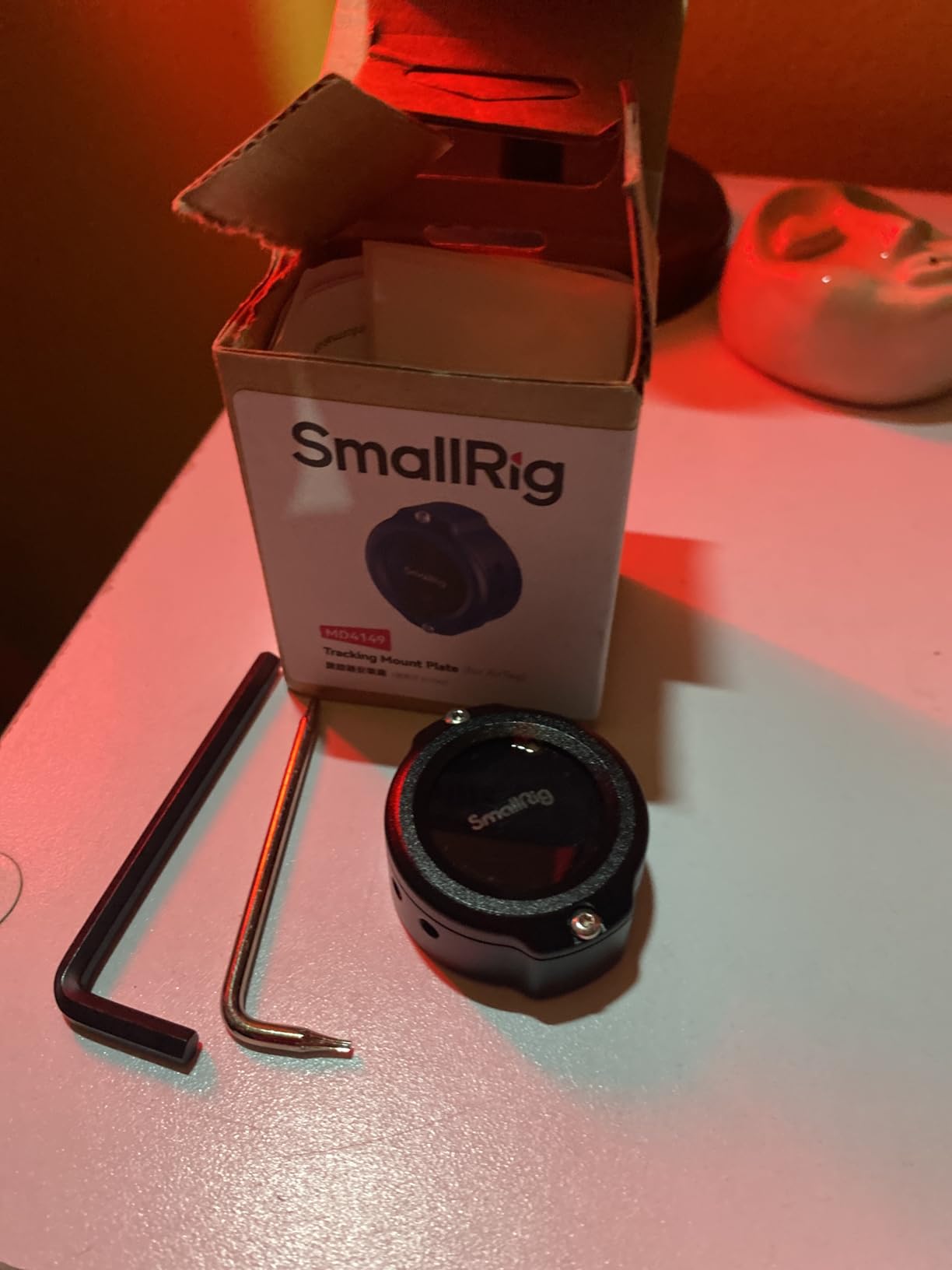 SMALLRIG Cage for AirTag with Dual 1/4
