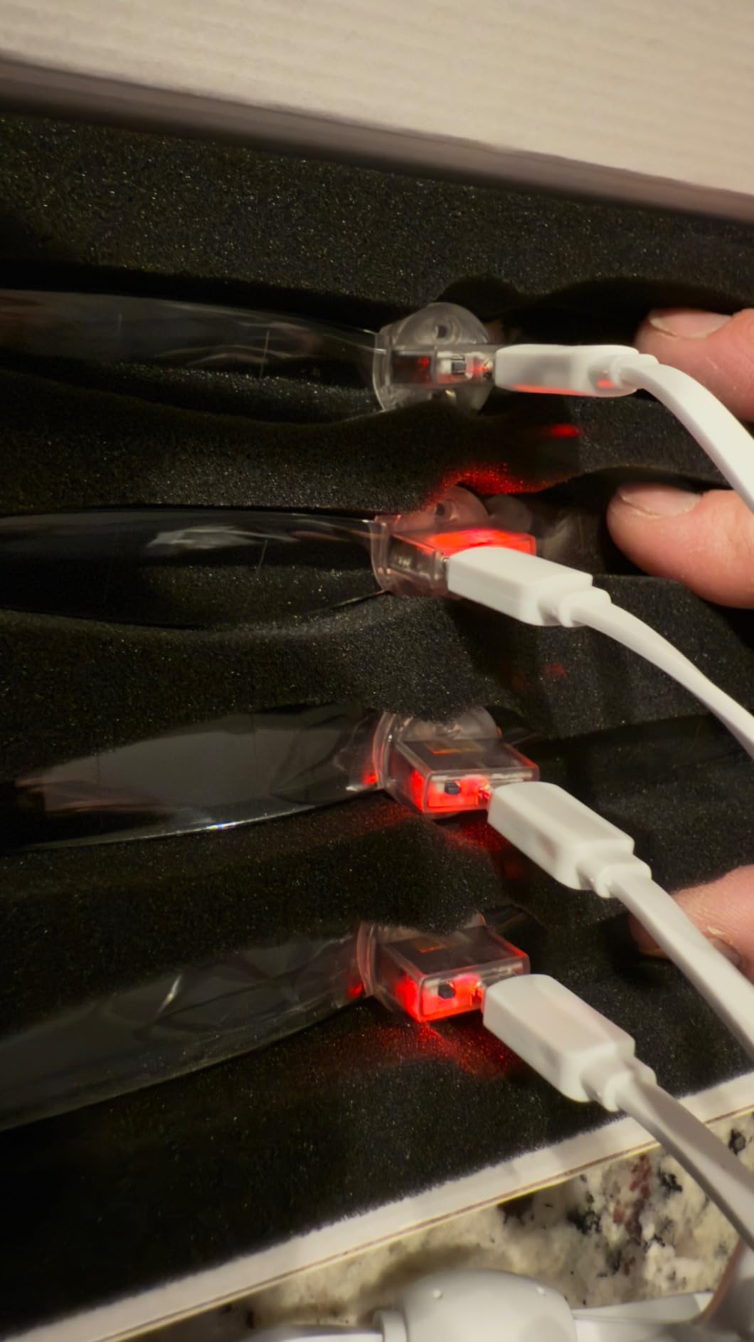 Mini 4/3 Propellers LED Lights Replacement Prop Blades Low Noise Accessories for DJI Mini 3/4 Fly More Combo Plus Drone (2 Pairs) customer photo 2
