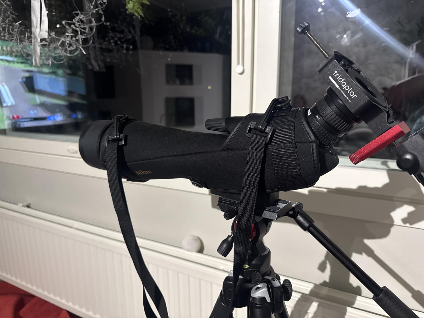 tridaptor Universal Phone Scope Digiscoping Adapter - High-Precision XYZ Metal Telescope Mount 3-Axis Smartphone Holder for Spotting Scope Monocular customer photo 1