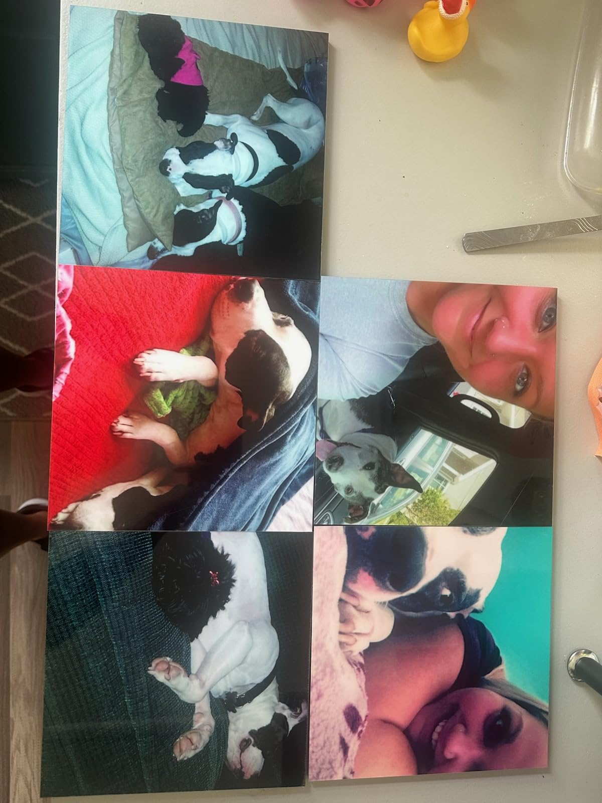 Print Your Canvas Photos to Customize Personalized Photo Wall Collages Photo Tiles 8x8 Inch, Peel and Stick Picture Frames Storyboards for Home Decor, Gallery, Offices, and Gifts (12pc) customer photo 1