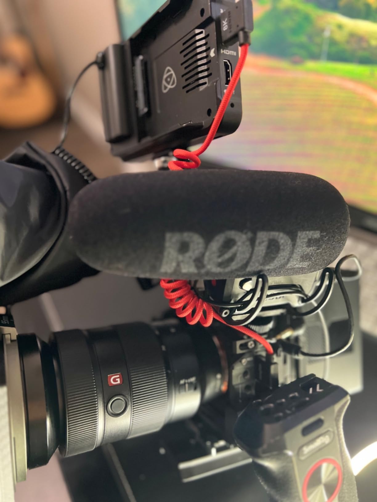 HDMI 2.1 HDMI 4K 120fps 8K 60fps Cable for ATOMOS Ninja V Sony A7siii Canon C300 C500 Ronin RS2 Monitor Camera Right Left Angle Type A Braided Coiled customer photo 2