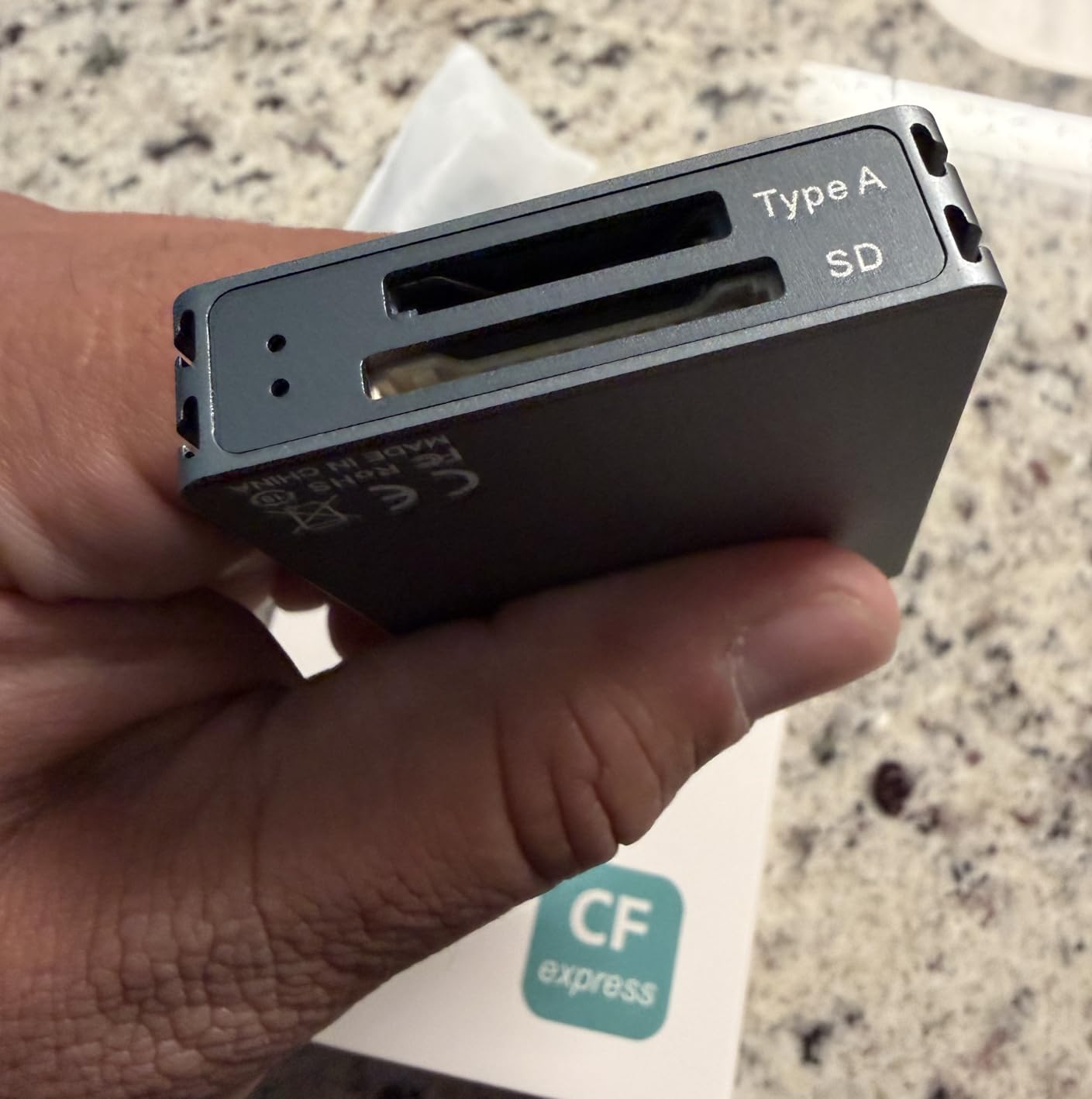 CFexpress Type A and SD Dual-Slot Memory Card Reader, 10Gbps USB 3.2 Gen 2 Type A CFexpress Adapter Memory Card Reader with USB C to USB C/USB A Cable,Compatible with Windows/Mac/Linux/Android customer photo 2