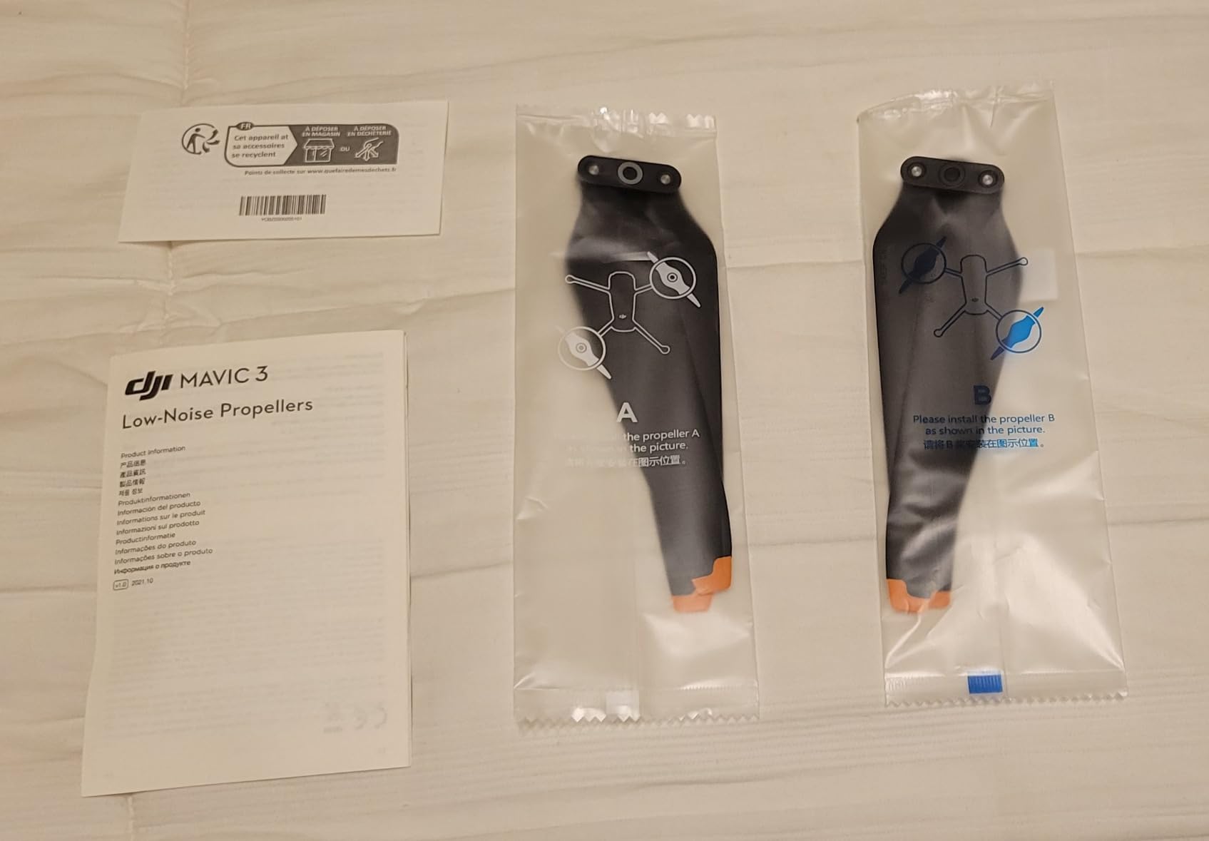 Mavic 3 Low-Noise Propellers for DJI Mavic 3 Series (1 Pair) customer photo 2
