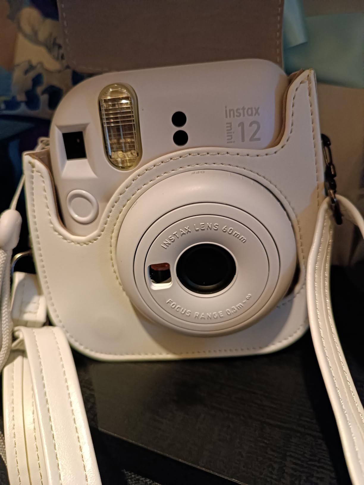 Fujifilm Instax Mini 12 Instant Film Camera Clay White, Fujifilm Instax Mini Twin Pack Instant Film 20 Prints, Protective Case, Gift Bundle customer photo 2