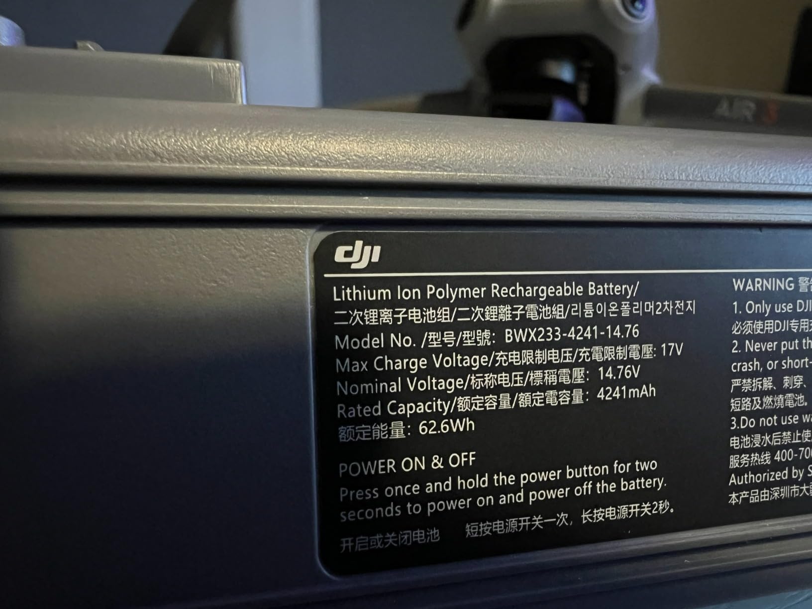 DJI Air 3 Intelligent Flight Battery customer photo 2