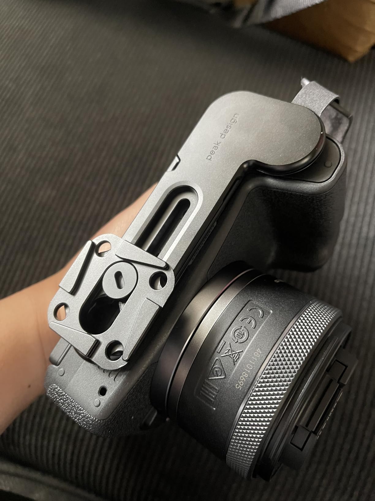 Micro Clutch L-Plate Camera Hand Strap, For Mirrorless Cameras, Low-Profile Finger Loop, Battery Access, ARCA-Compatible Baseplate, Secure and Comfortable, Camera Straps for Photographers customer photo 1