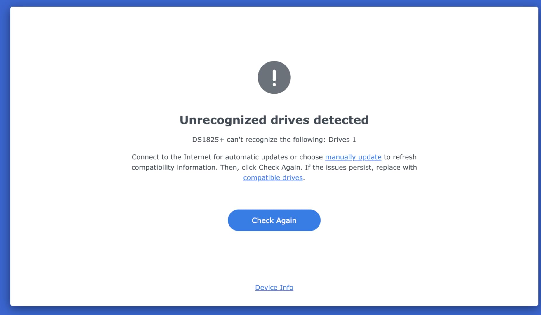 Synology 8-Bay DiskStation DS1825+ (Diskless) customer photo 1
