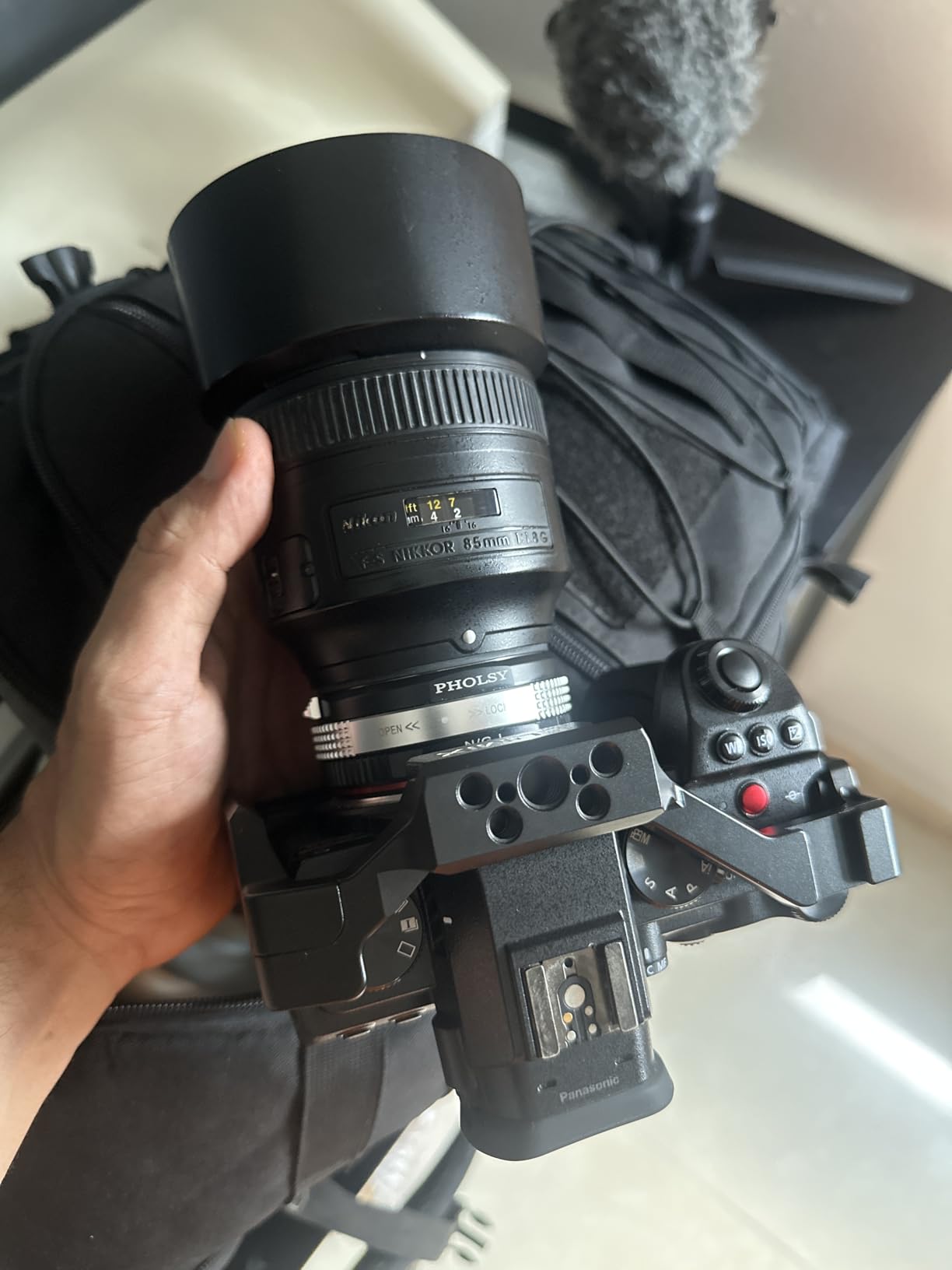 PHOLSY Lens Mount Adapter M42 to L Compatible with M42 42mm Screw Mount Lens to Leica L Mount Camera Body Compatible with Leica SL2, SL2-S, CL, TL2, Lumix S5, S1, BS1H, Sigma fp, fp L customer photo 2