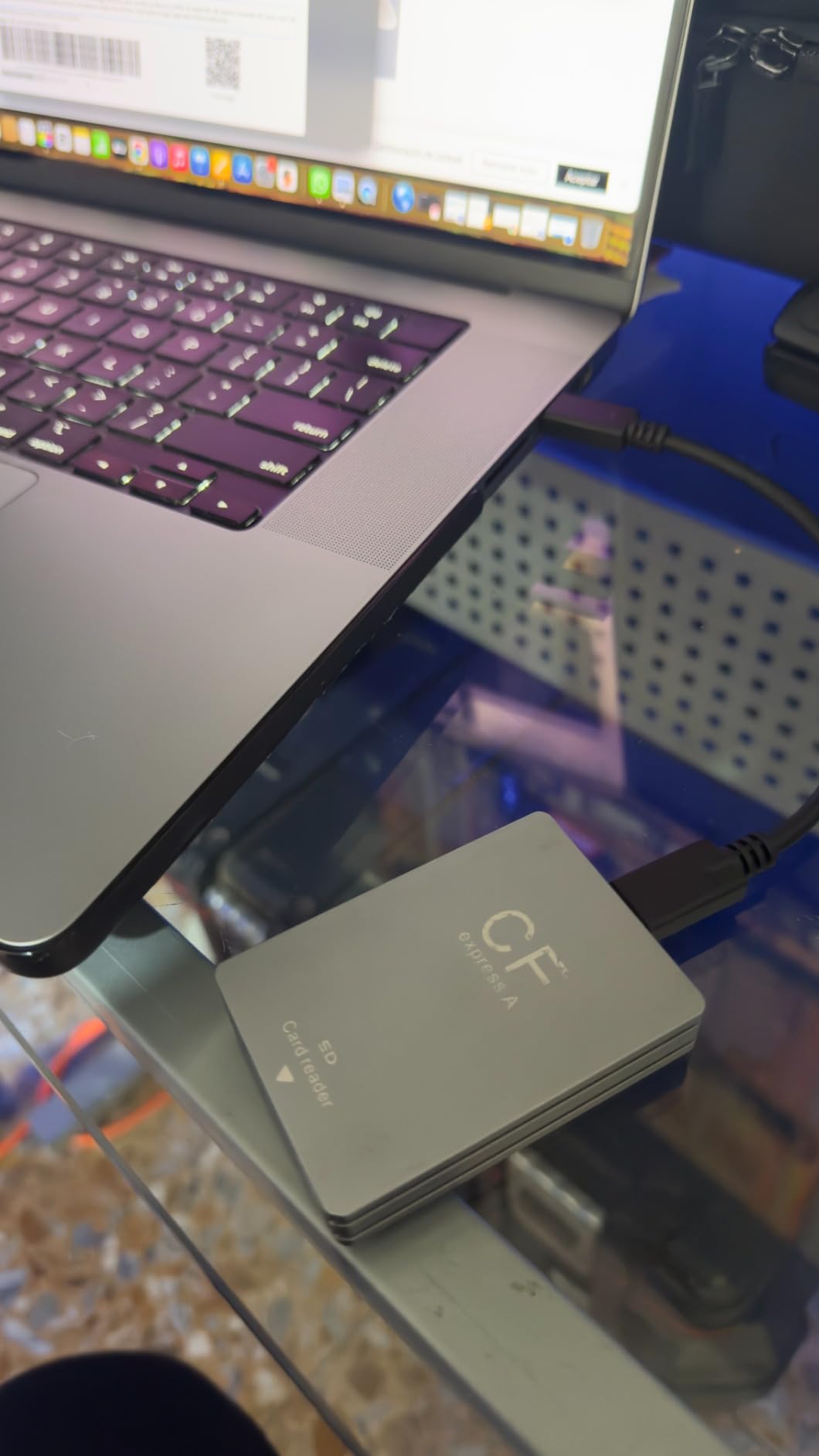 CFexpress Type A and SD Card Reader, Dual-Slot USB3.2 Gen2 10Gpbs Type A CFexpress Card Reader Adapter USB C to USB C/USB A for CFexpress Type A/SD Memory Card,Support Windows/Mac/Linux/Android customer photo 1