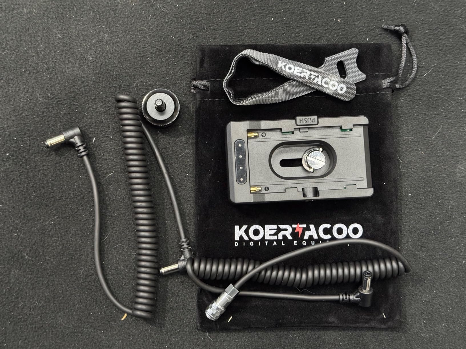 NP-F Battery Plate Adapter + BMPCC 4K/6K Locking DC Cable to Power Blackmagic Pocket Cinema Camera 4K/6K,Compatible with Sony NP-F970 F960 F770 F750 F570 F550 Battery. customer photo 1
