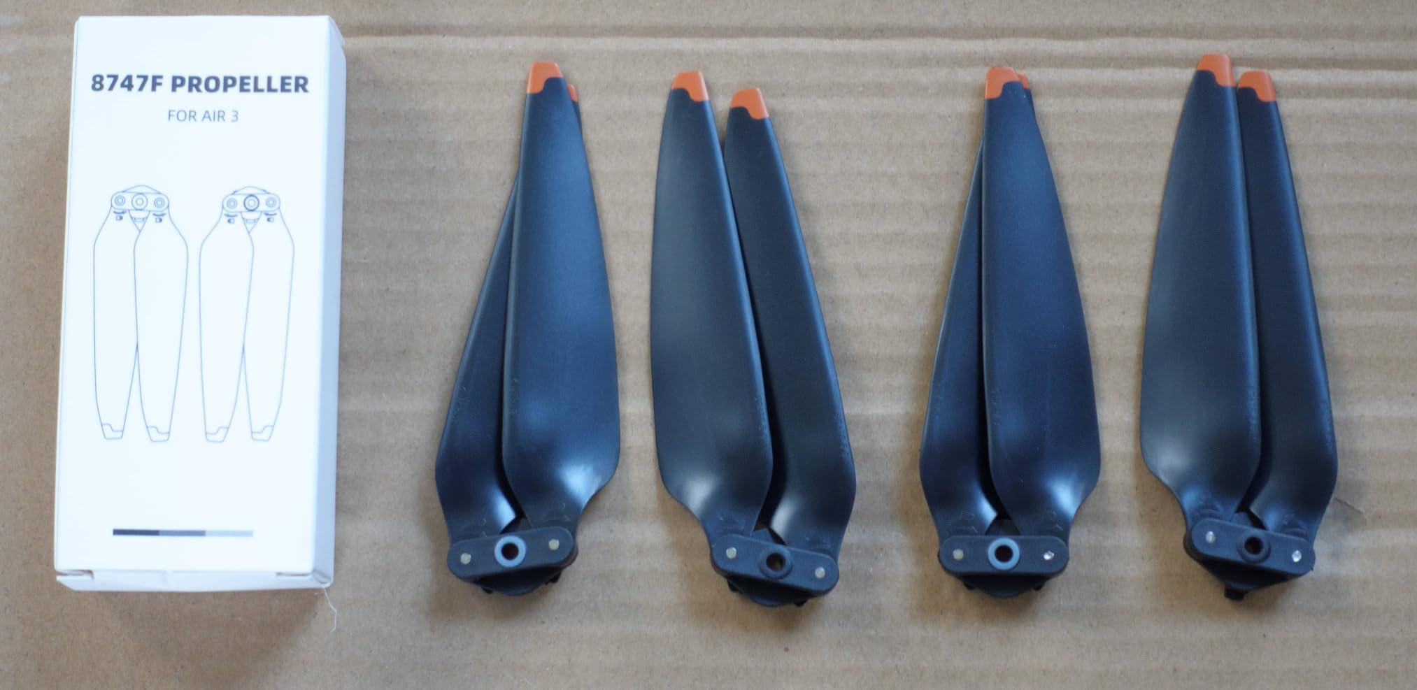 Crazepony DJI Air 3 Propellers Blades Compatible with DJI AIR 3 Drone Accessories Low-Noise Propeller Wings Replacement Accessories (2 Pair Propellers) customer photo 1
