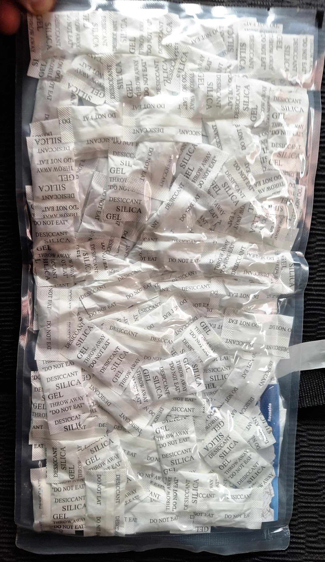 Sukh 100PCS Silica Gel Packets - 2g per Bag Desiccant Beads Packs for Storage, Moisture Absorbers, Anti Humidity, Reusable, for Jewelry, Cameras, Clothes, Books, Iron Tools, Precision Instruments customer photo 1