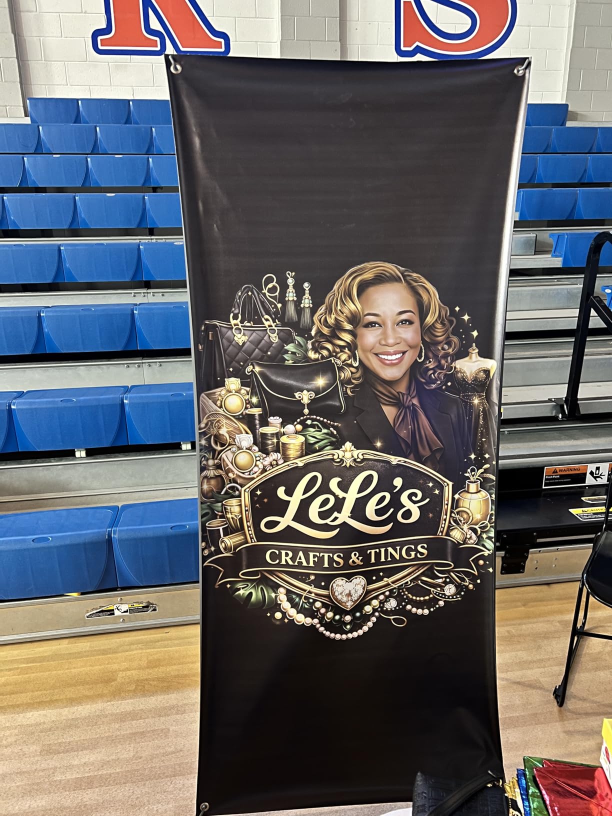 Custom Banner with X Stand 31.5