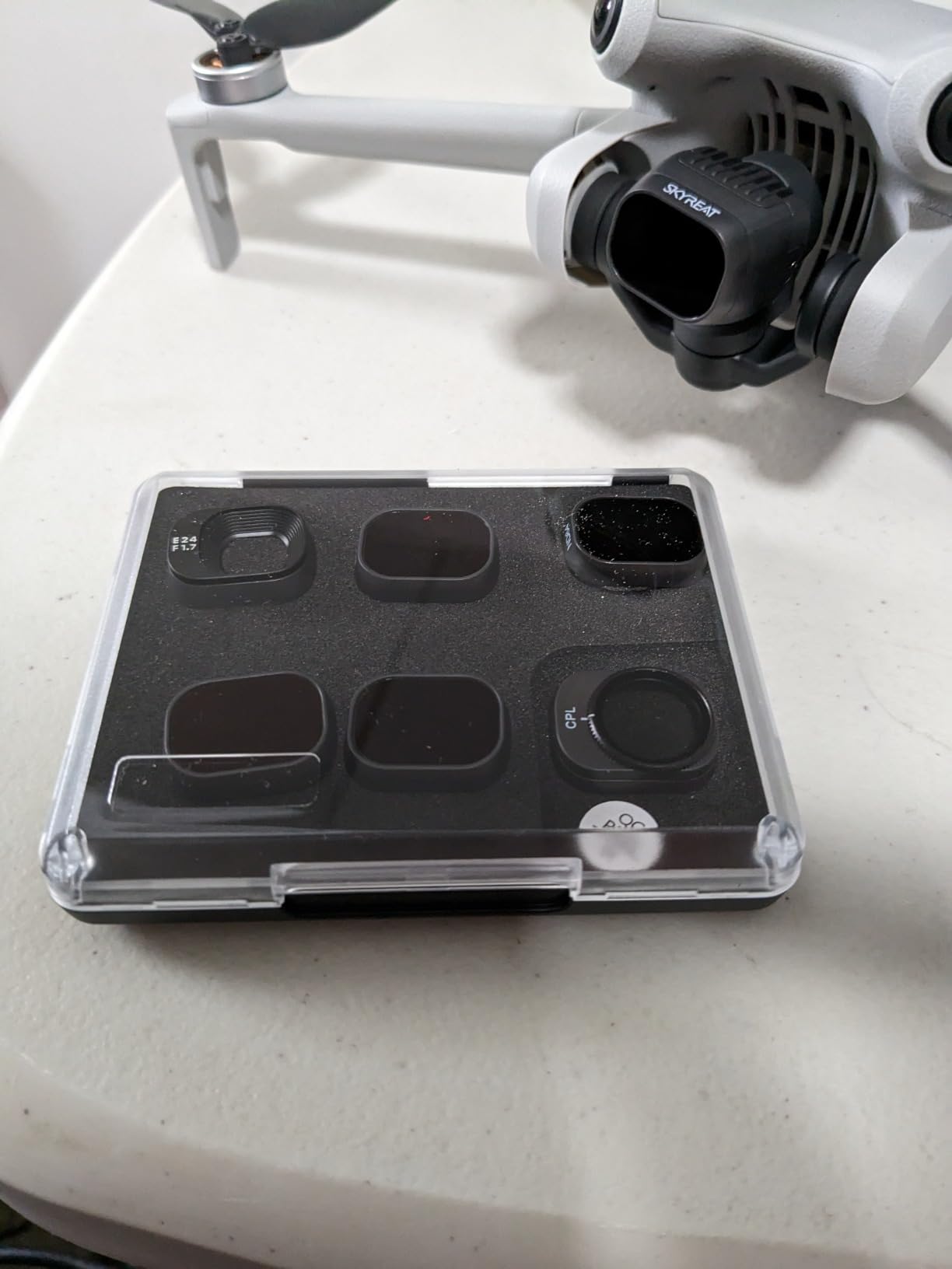 SKYREAT ND Filters Set for DJI Mini 4 Pro Accessories, 6 Pack-(CPL, UV, ND8, ND16, ND32, ND64) customer photo 1