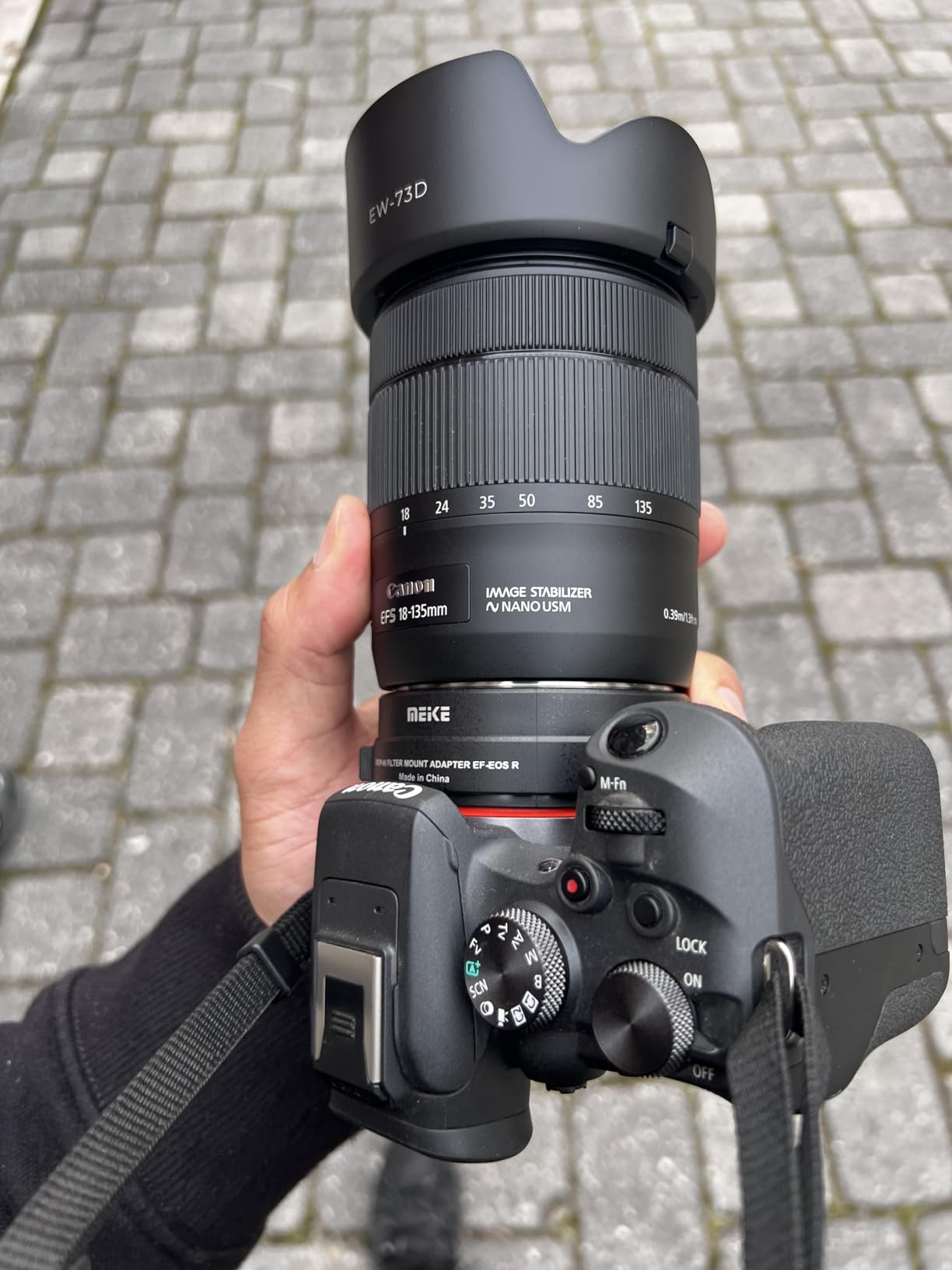 Meike MK-EFTR-CL Auto-Focus Locking Drop-in Filter Mount Lens Adapter for Canon EF to EOSR with Variable ND Filter and UV Filter for EOS R R5 R6 RP R7 R10 C70 Cameras customer photo 1