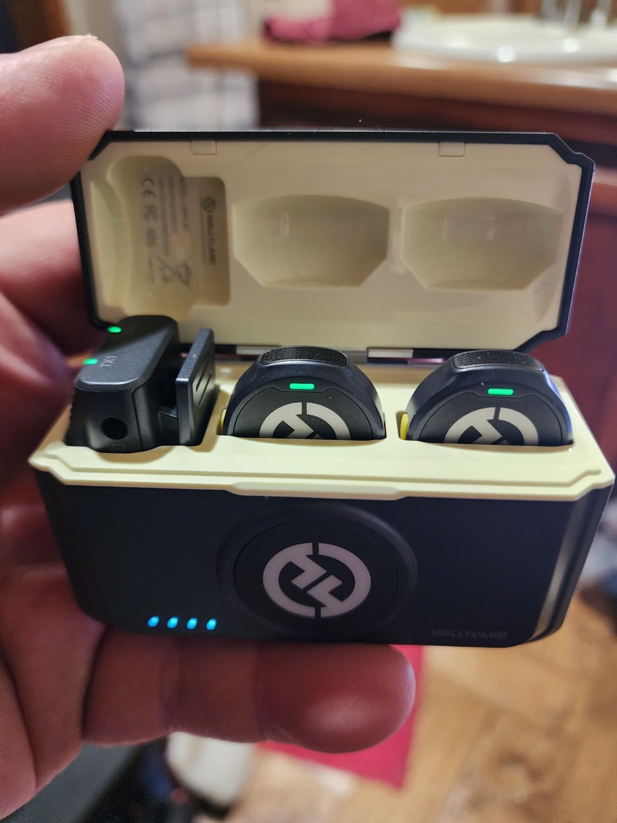 Hollyland Lark M2 Wireless Lavalier Microphone for Camera PC Laptop Phones, Mini Lapel Microphone Wireless, 48KHz 24Bit, 1000ft Range, Noise Cancellation, 30H Battery for Video Recording, Streaming customer photo 2