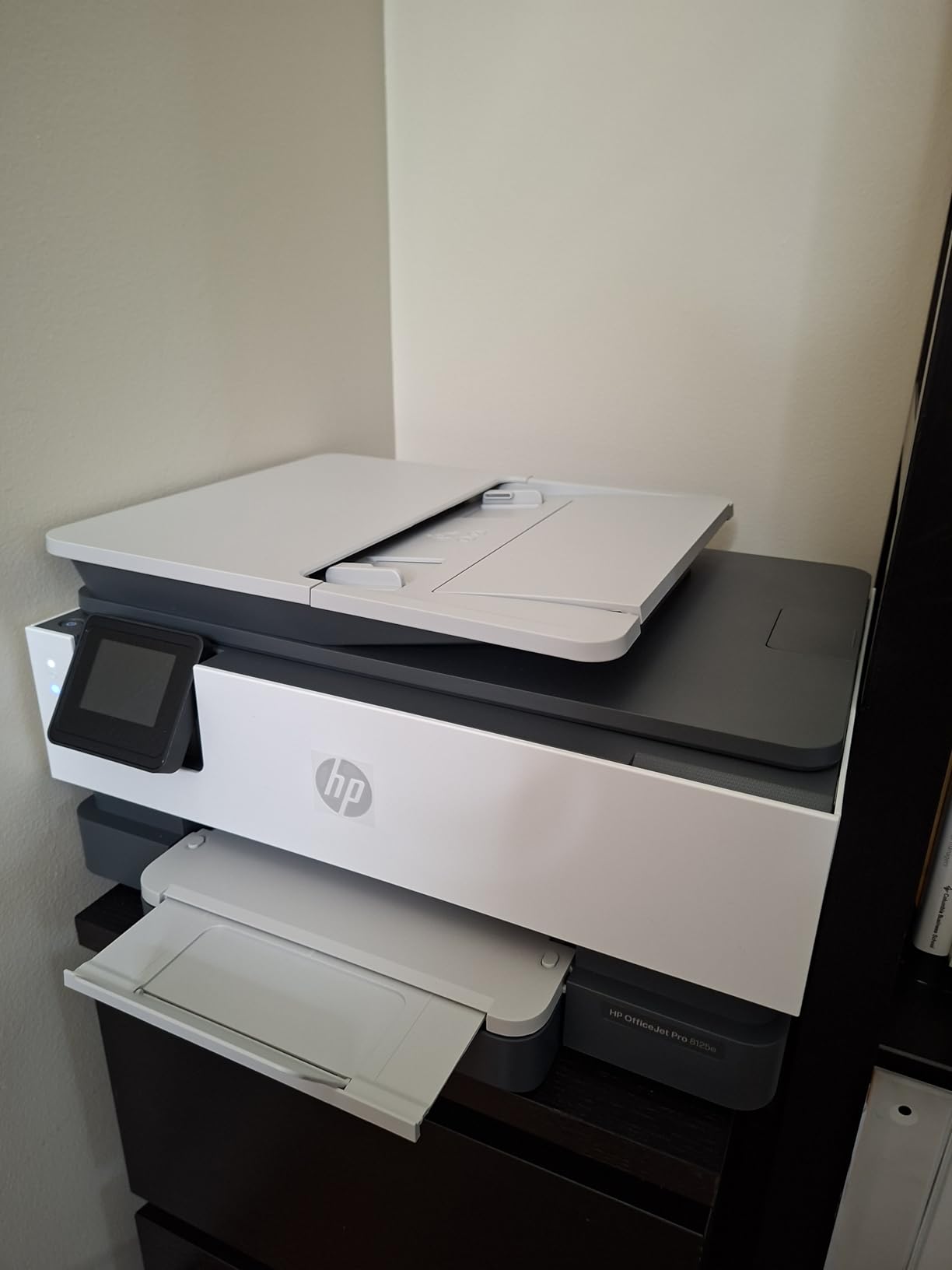 HP OfficeJet Pro 8125e Wireless All-in-One Color Inkjet Printer, Print, scan, Copy, ADF, Duplex Printing Best-for-Home Office, 3 Month Instant Ink Trial Included, AI-Enabled customer photo 1