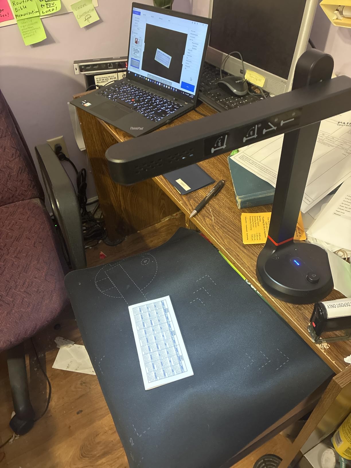 NetumScan 13MP Book Document Camera for Teachers, Multi-Language OCR Recognition by AI Technology, Foldable & Portable, Real-time Projection, Video Recording, Capture SizeA4-Windows,Mac OS,Linux customer photo 1