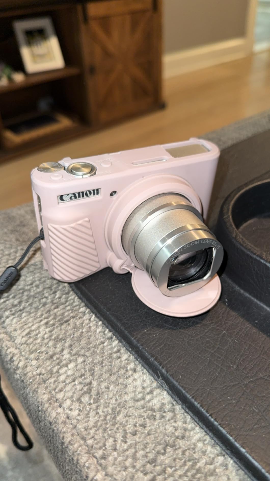 VOVMOEYA SX740 Camera Case Accessories Set with 2 LCD Tempered Films, Silicone Protective Case for Canon PowerShot SX730 SX740 HS customer photo 2