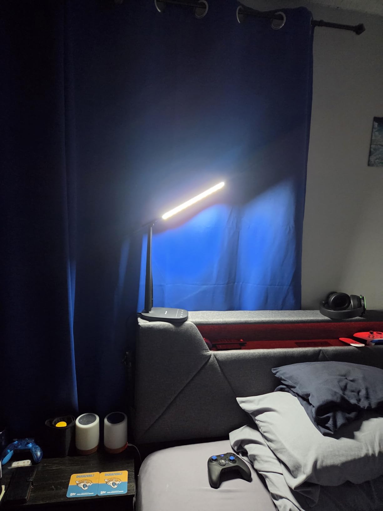 Honeywell HWT-H2 LED Desk Lamp, CRI94 Full Spectrum Eye-Caring Table Light, Foldable Dimmable 4 Color Modes with USB A+C Charging Ports for Home Office Bedroom Reading Study Work (Black) customer photo 1