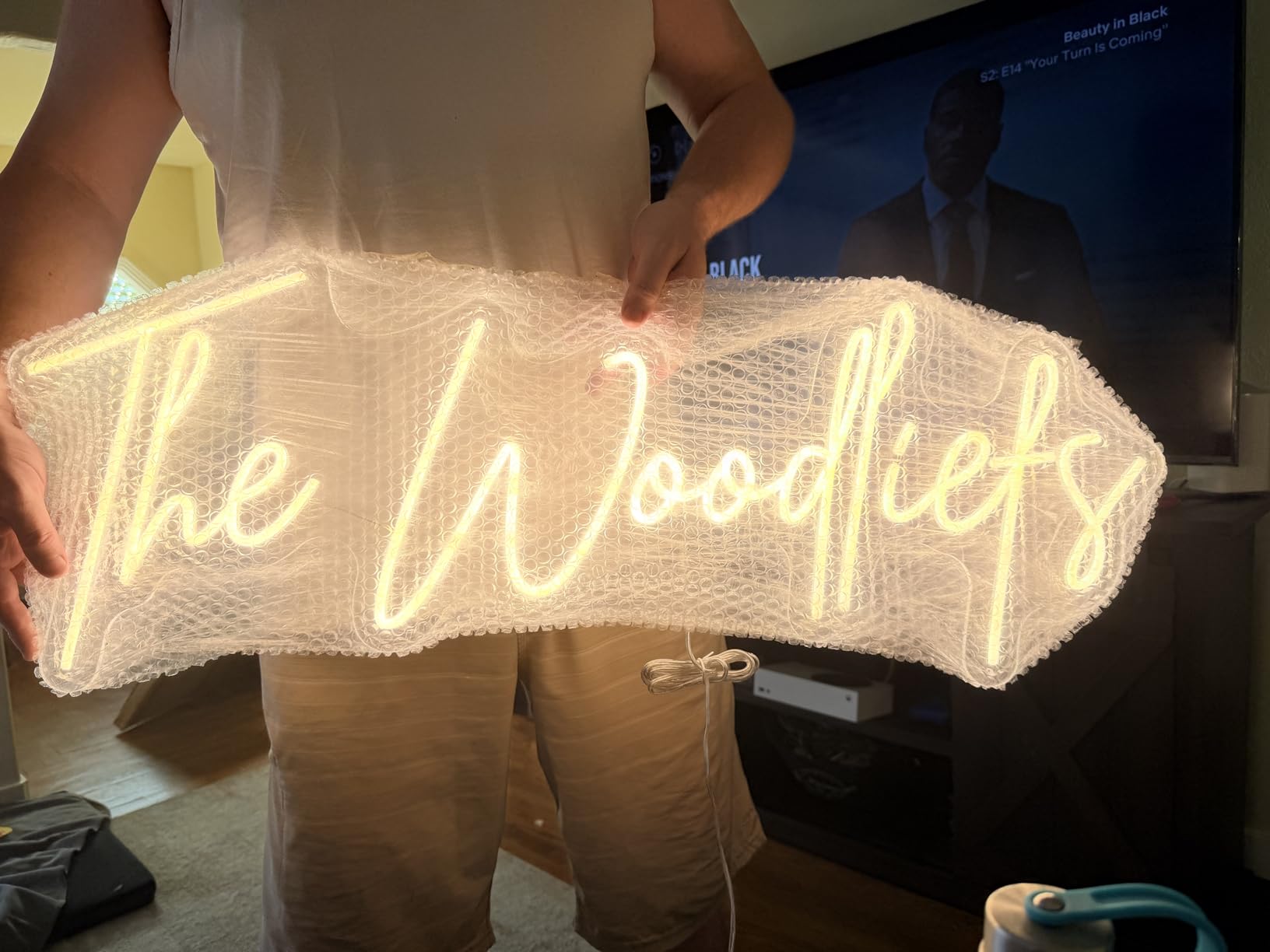 Custom Neon Sign, Custom LED Neon Sign Customizable for Wedding Bar Salon Beauty Business Light Up Name Sign, Personalized Neon Light Suitable for Events Birthday Gifts Decorations customer photo 2
