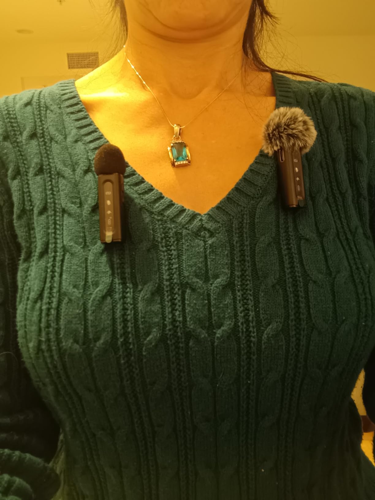 GoorDik Wireless Lavalier Microphone for iPhone, Android, USB C, PC, Camera Video Recording 4 in 1 Clip-on Mics with Rotatable Clip&Denoise Recording, for Vlog Tiktok YouTube Podcast Content Creator customer photo 2