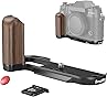 SMALLRIG X-T50 Handgrip, Wooden L-Shape Grip for FUJIFILM X-T50 Camera, Built-in Quick Release Plate for Arca, with Shutter Button and Hot Shoe Cover, Black - 4784 customer photo 1