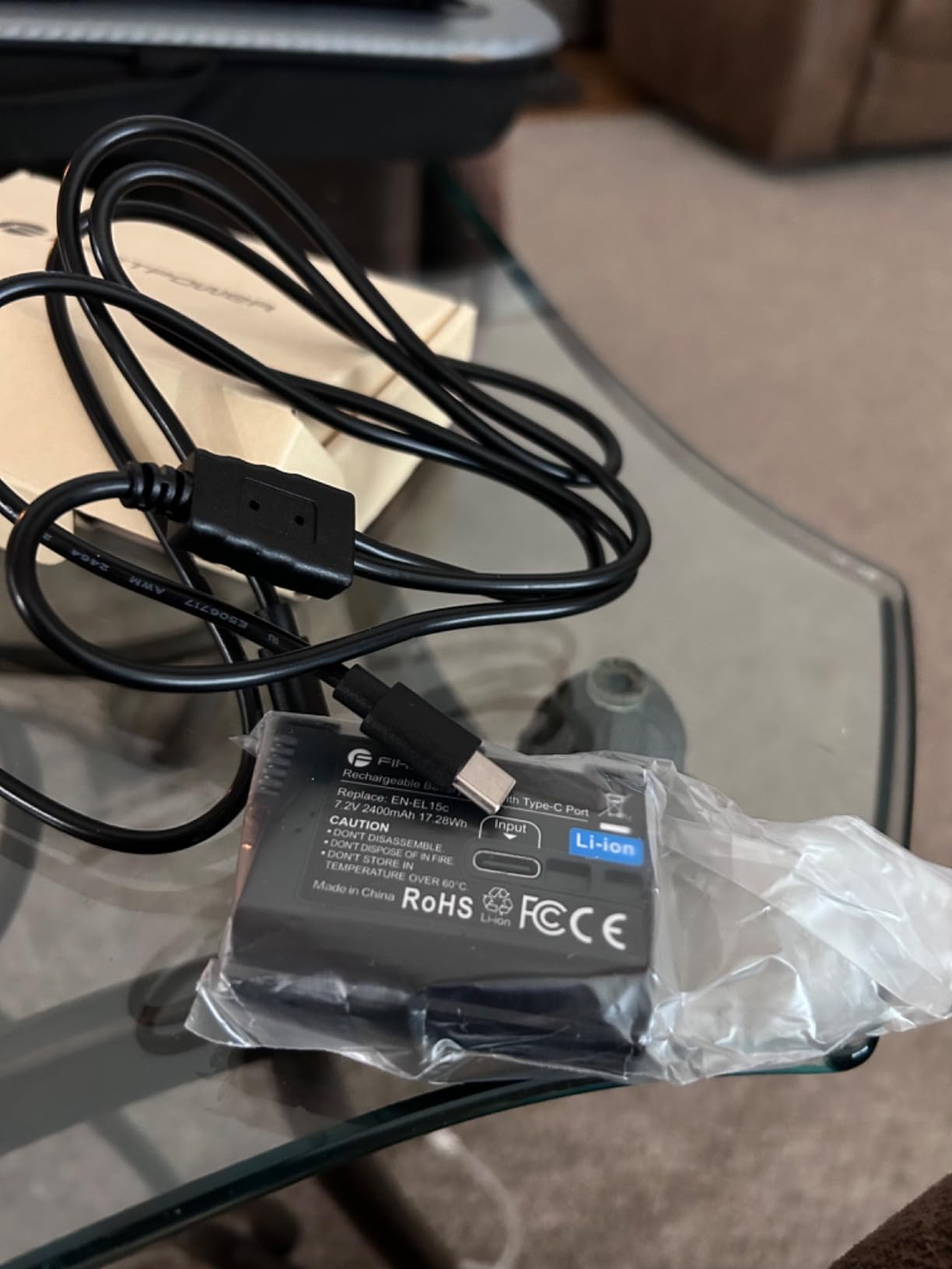 FirstPower EN-EL15C Batteries with USB-C Fast Charging Port for Nikon ZR Zf Z5 Z6 Z6II Z6III Z7 Z7II Z8 customer photo 1